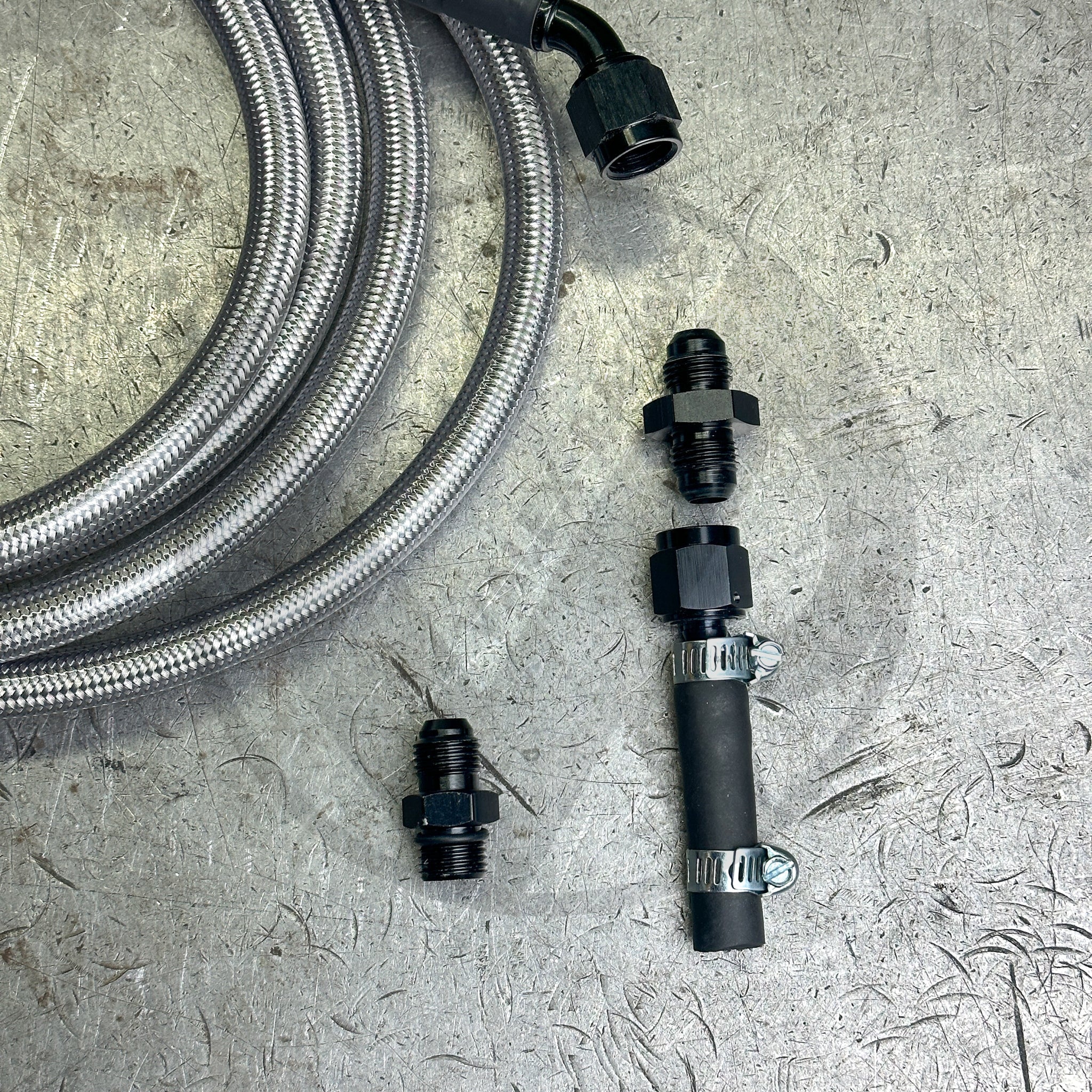 94-01 Acura Integra E85 Compatible Stainless Steel Fuel Return Line Kit - High Performance Fuel System Upgrade for Racing & Daily Driving