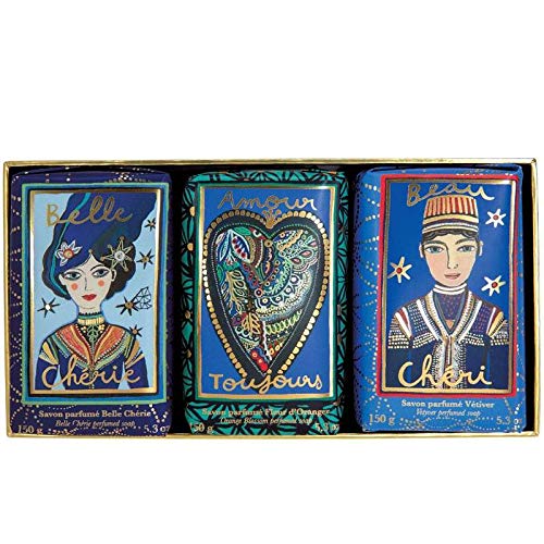 Fragonard Luxury Perfumed Soap Gift Set - Holiday French Soap Collection for Women & Men - Perfect for Christmas, Birthday & Spa Relaxation Gifts