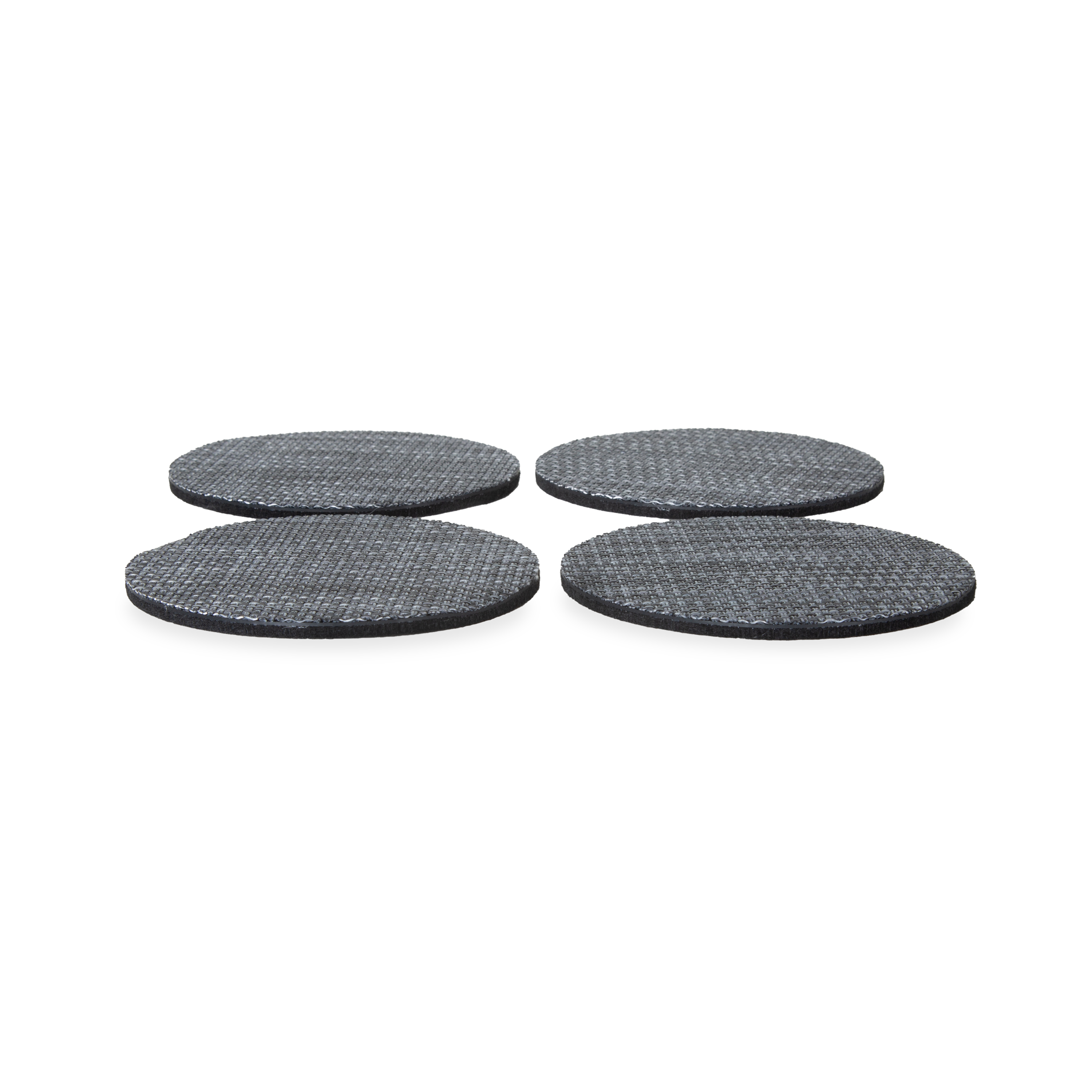 Mini Basketweave Coaster Set - 4-Pack Absorbent Cork Coasters for Coffee, Wine & Drinks - Perfect for Home, Office & Outdoor Use