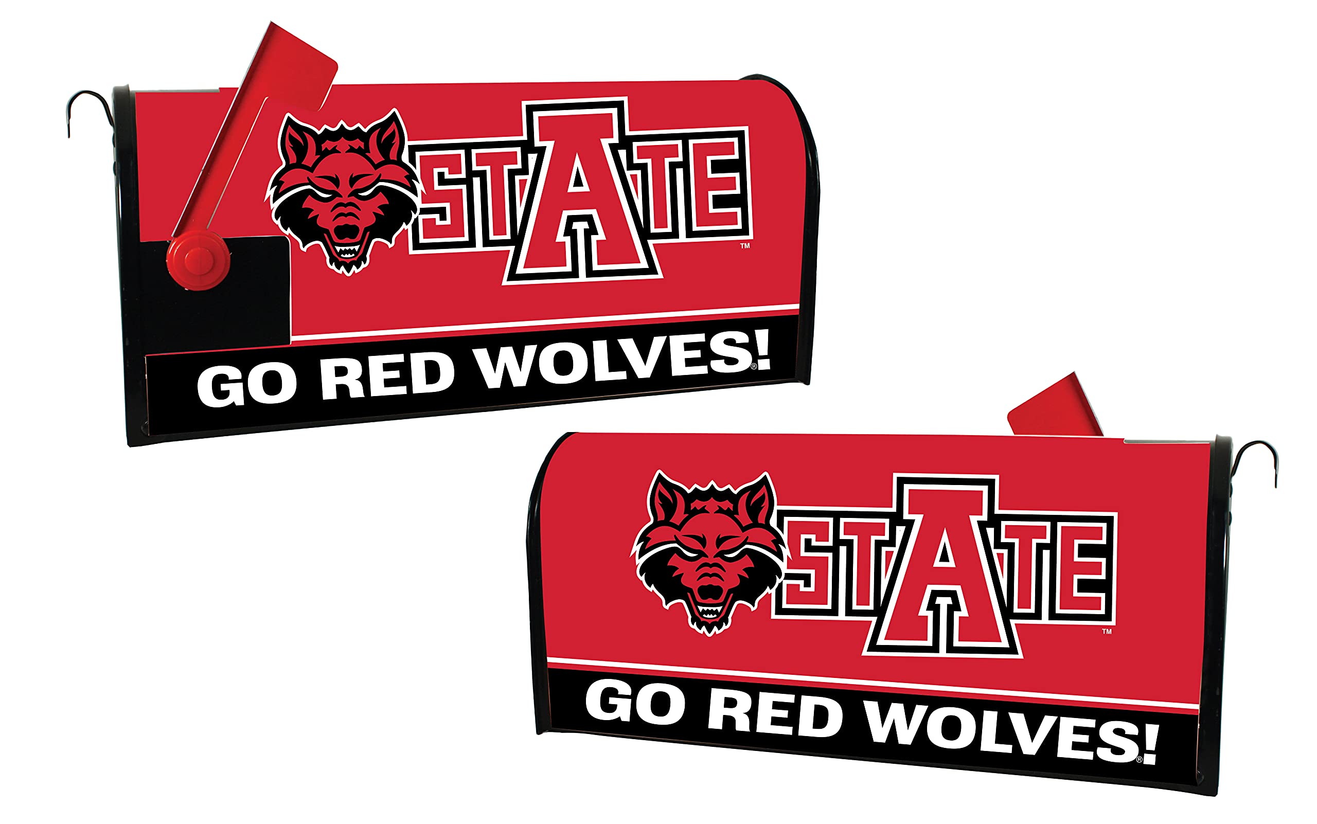 Officially Licensed Arkansas State Collegiate Mailbox Cover 2021 - Durable Outdoor Decorative Mailbox Cover for Home, Garden & Yard Decor