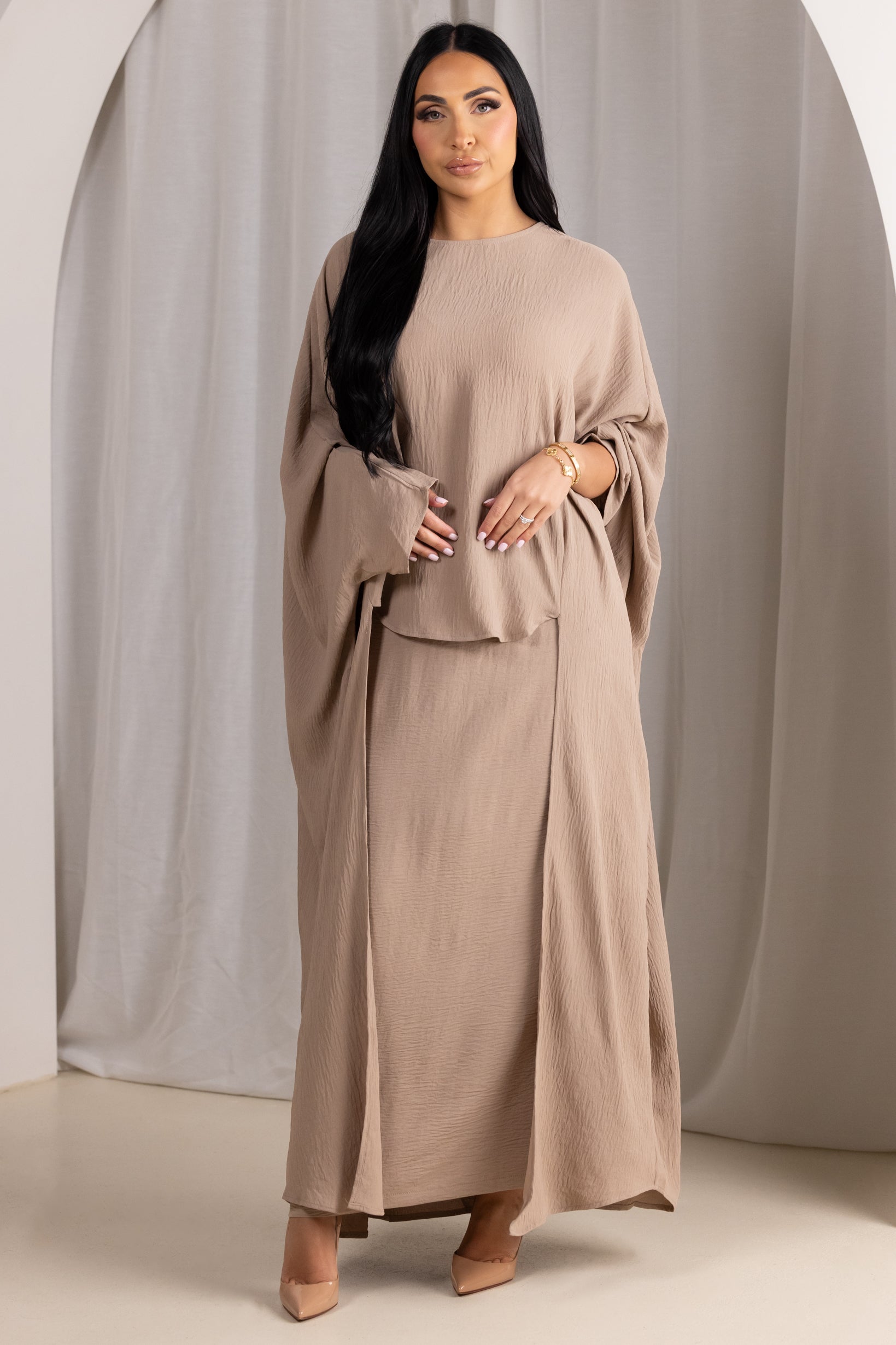 Eminent Amaya Skirt for Women - Flowy Midi Skirt with Pockets, Boho Style Summer Skirt - Perfect for Beach, Vacation, and Casual Outfits