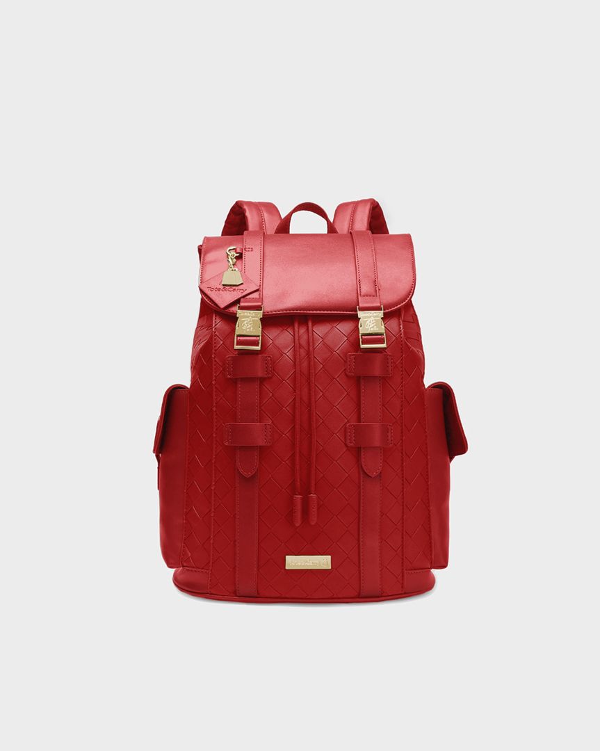Bodega Explorer Backpack - Durable Red Hiking Daypack for Men & Women | Perfect for Travel, Camping & Outdoor Adventures
