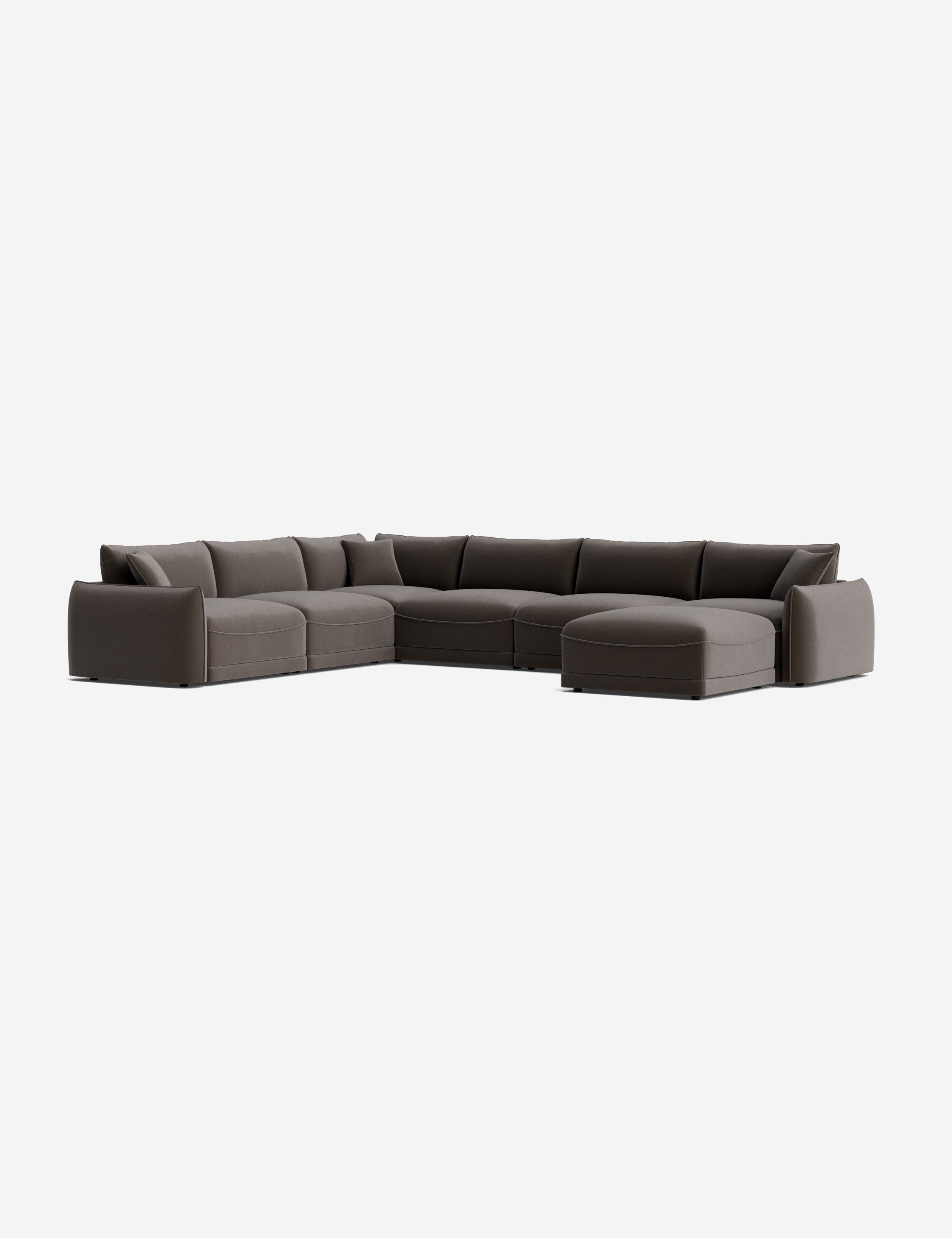 Taupe Performance Velvet