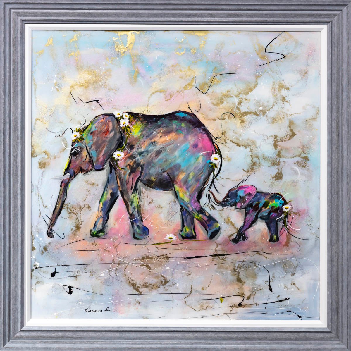 Original 'A Mother's Love is Forever' Art Print - Perfect for Home Decor, Gifts & Nursery Wall Art