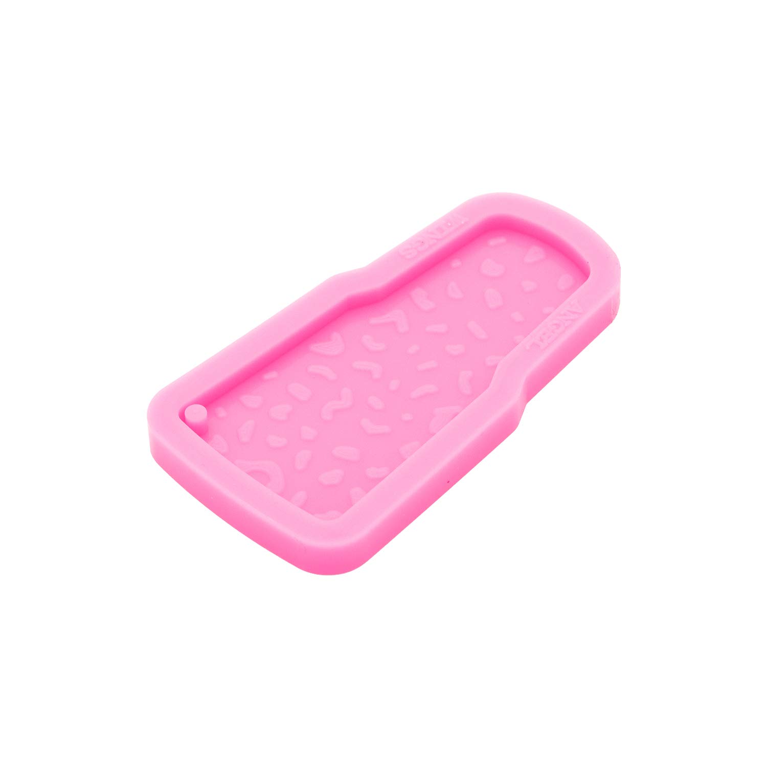 Shiny Glossy Tumbler Shape Keychain Silicone Mold with Hole - Epoxy Resin Jewelry Making Mold for Necklace Pendant, Luggage Tag & DIY Craft Projects - Perfect for Resin Art, Keychains & Handmade Gifts