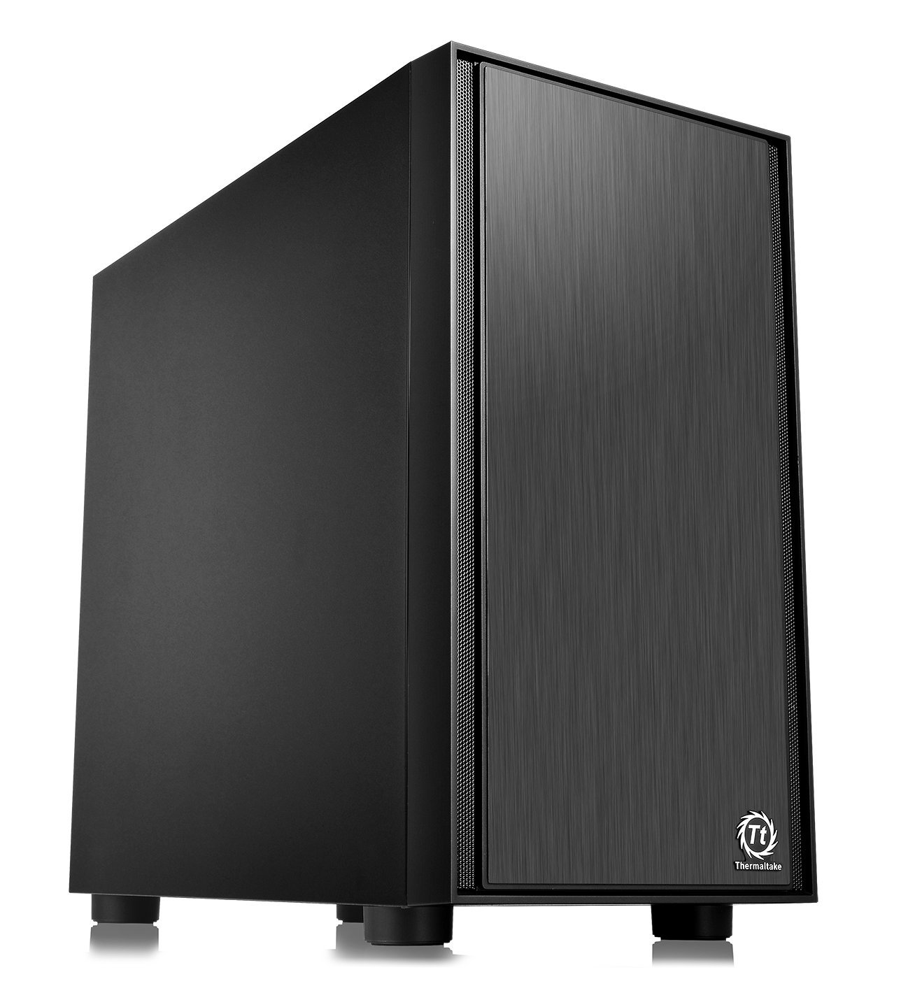 Thermaltake Versa H17 Black Micro ATX Mini Tower Gaming PC Case - Compact Computer Case with 120mm Rear Fan Pre-Installed | Perfect for Small Form Factor Gaming Rigs & Home Office Setups