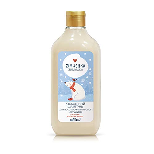 Vitex Zimushka Lady Winter Luxurious Hair Restoring Shampoo 300ml - Nourishing & Hydrating for Dry Damaged Hair - Perfect for Winter Hair Care & Scalp Treatment