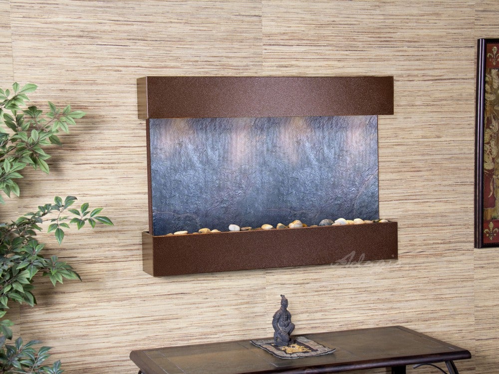 Adagio Reflection Creek Copper Vein Black Featherstone RCS5011 - Premium Decorative Stone for Landscaping, Garden Pathways & Zen Water Features