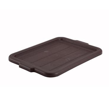 Winco PL-57B Brown Dish Box Cover - Durable Bus Box Lid for Food Service & Catering | Perfect for Restaurants, Cafeterias, and Buffet Lines