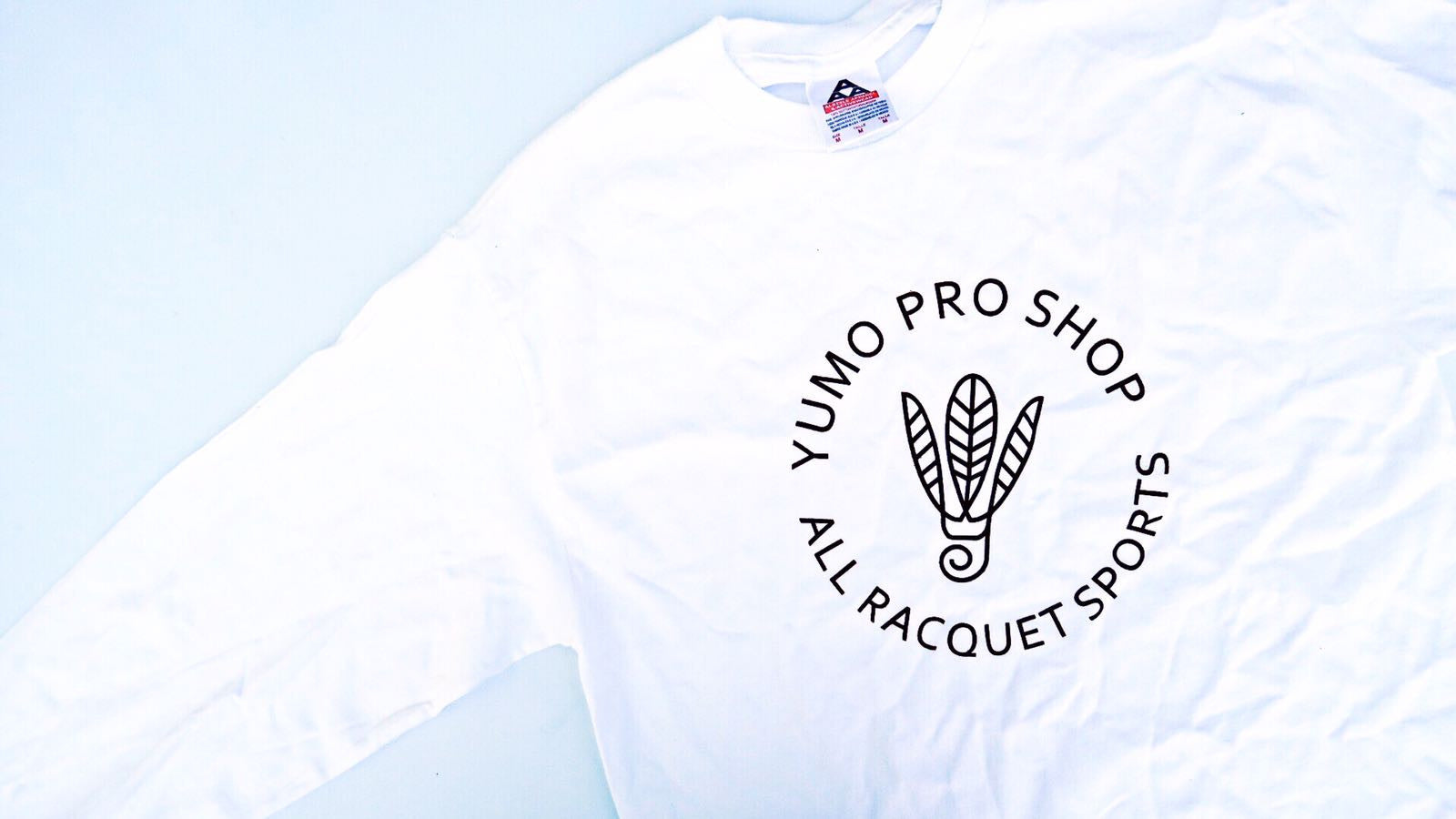 Yumo Pro Shop Cotton Long Sleeve T-Shirt with Logo - Comfortable Casual Wear for Men & Women - Perfect for Everyday Outfits, Work, and Outdoor Activities