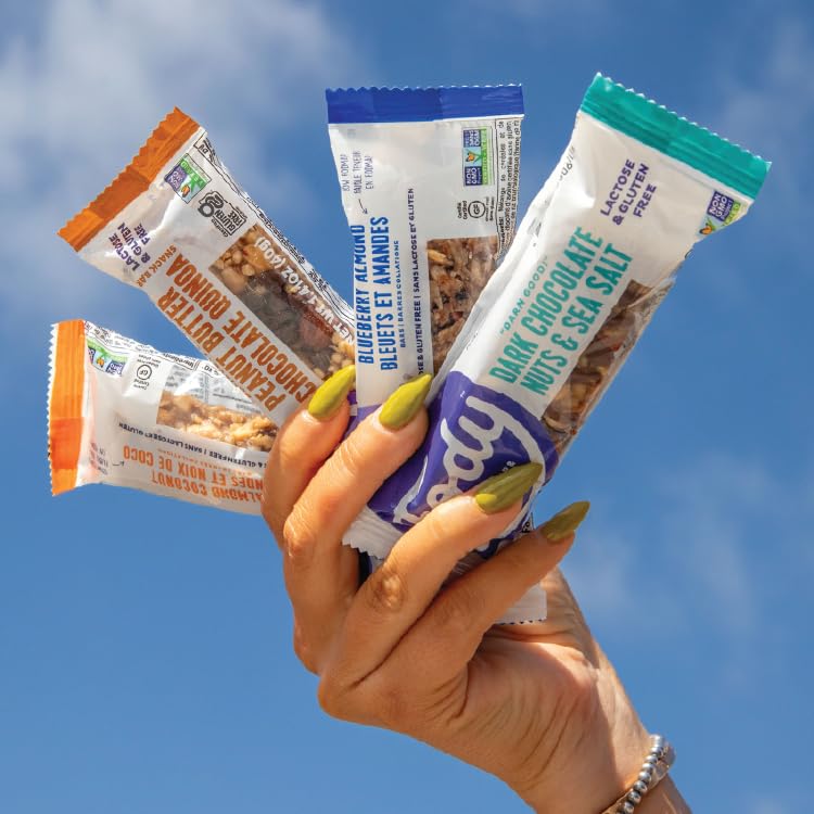 Fody Foods Vegan Protein Nut Bars - Almond Coconut Flavor, 6g Plant-Based Protein per Bar, Low FODMAP Certified, Gut-Friendly Snack for IBS & Digestive Health (12 Count) - Perfect for On-the-Go, Workouts & Healthy Snacking