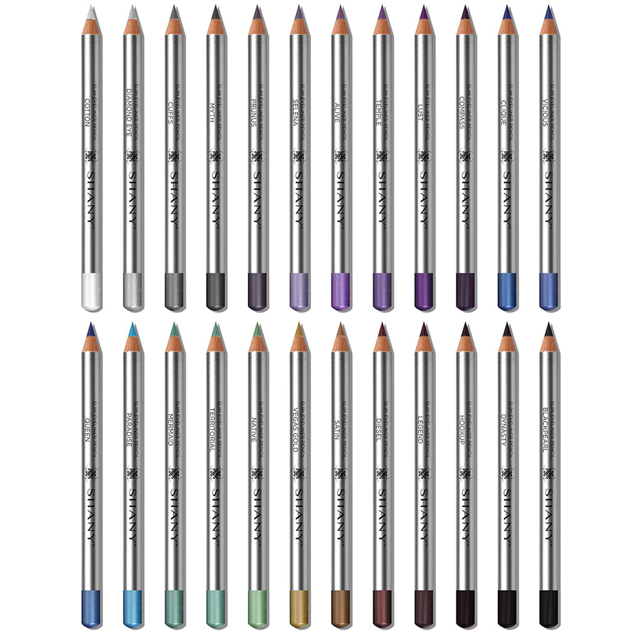 Waterproof Slim Eye Liner Pencil - Long Lasting Smudge Proof Eyeliner for Precise Definition | Perfect for Everyday Makeup & Special Occasions