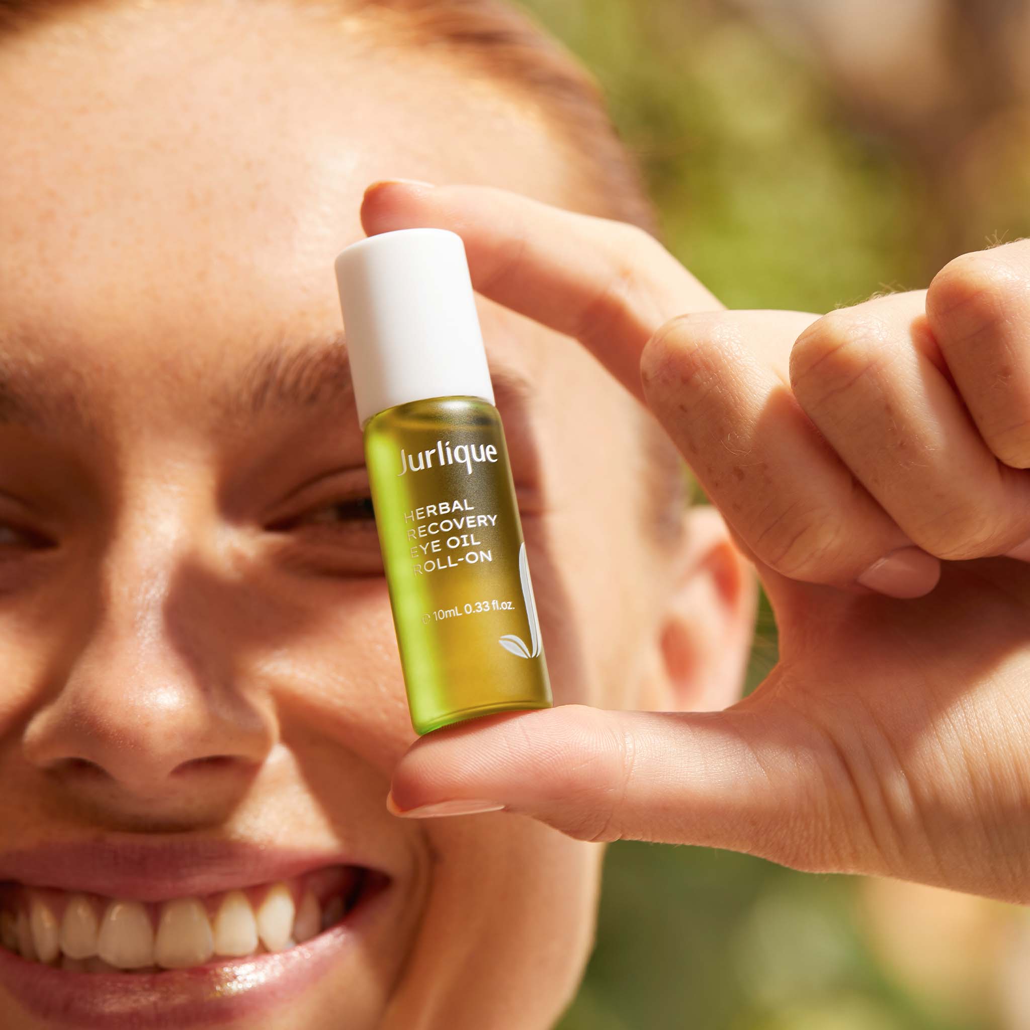 Organic Herbal Recovery Eye Oil Roll-On for Dark Circles & Puffiness – Hydrating & Anti-Aging Eye Treatment for Women & Men – Perfect for Morning & Night Skincare Routine