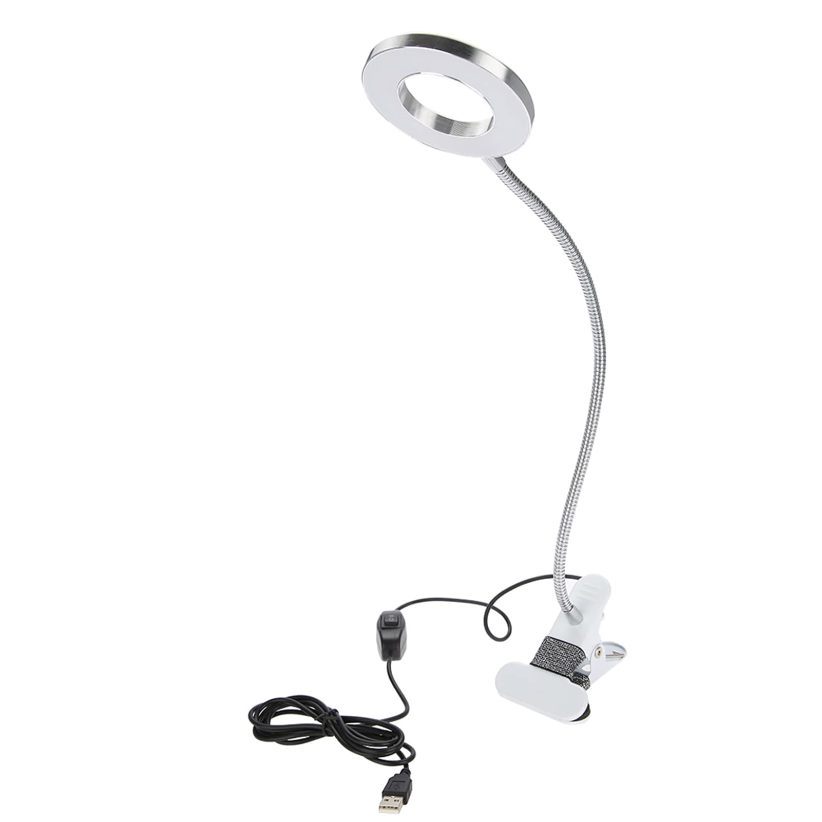 UBERSWEET® Clip Night Light - Dimmable LED Desk Lamp with Eye Protection, Flexible Gooseneck for Tattoo Artists & Beginners | Perfect for Eyebrow Tattooing, Reading & Bedside Use