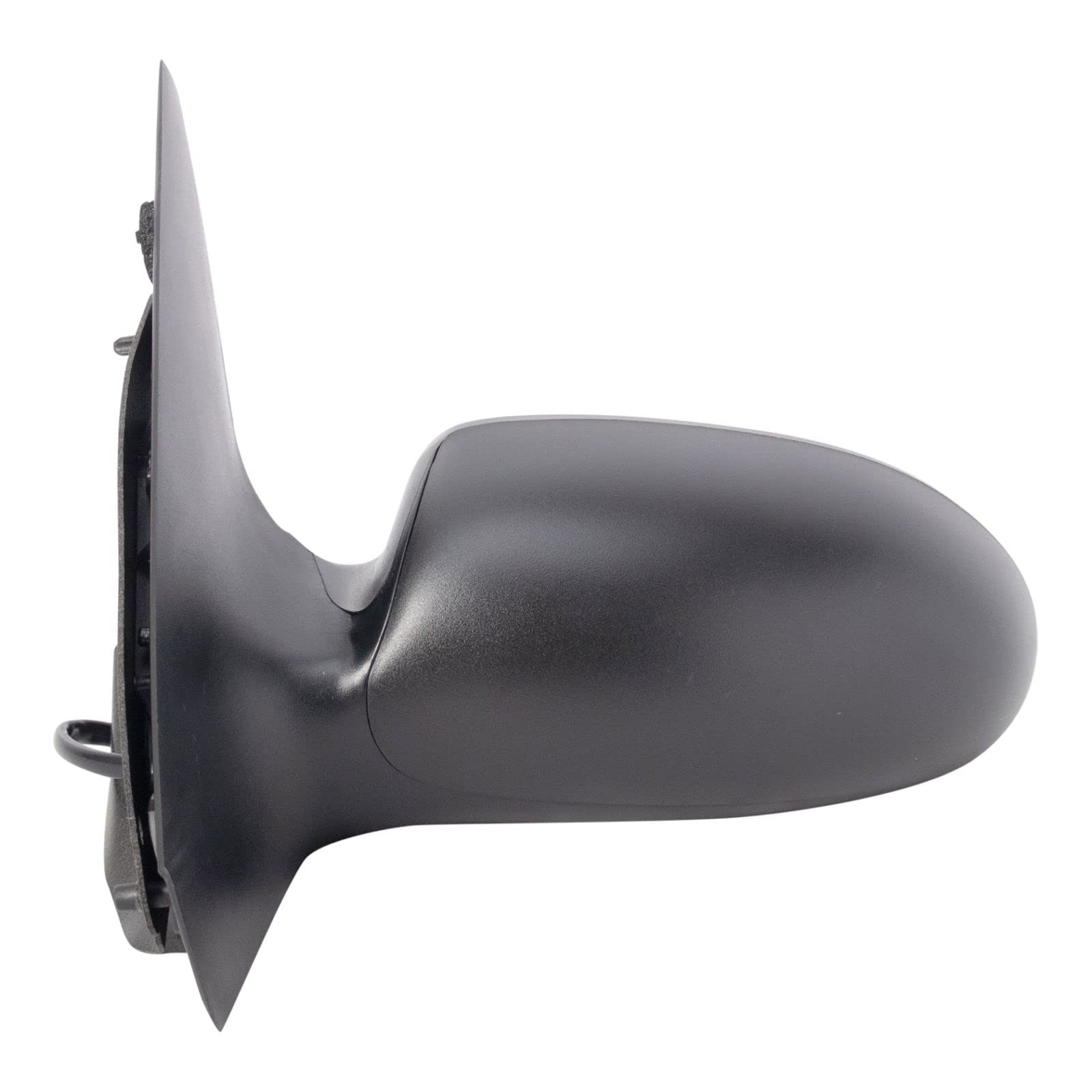 Power Heated Left Side Mirror with Textured Cover - Compatible with 2003-2007 Ford Focus (FO1320228) - Perfect for Winter Driving and Enhanced Visibility