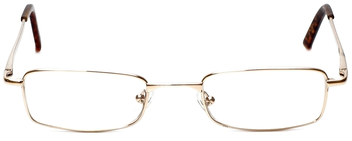 Calabria R753 Gold Reading Glasses for Women & Men - Stylish & Durable