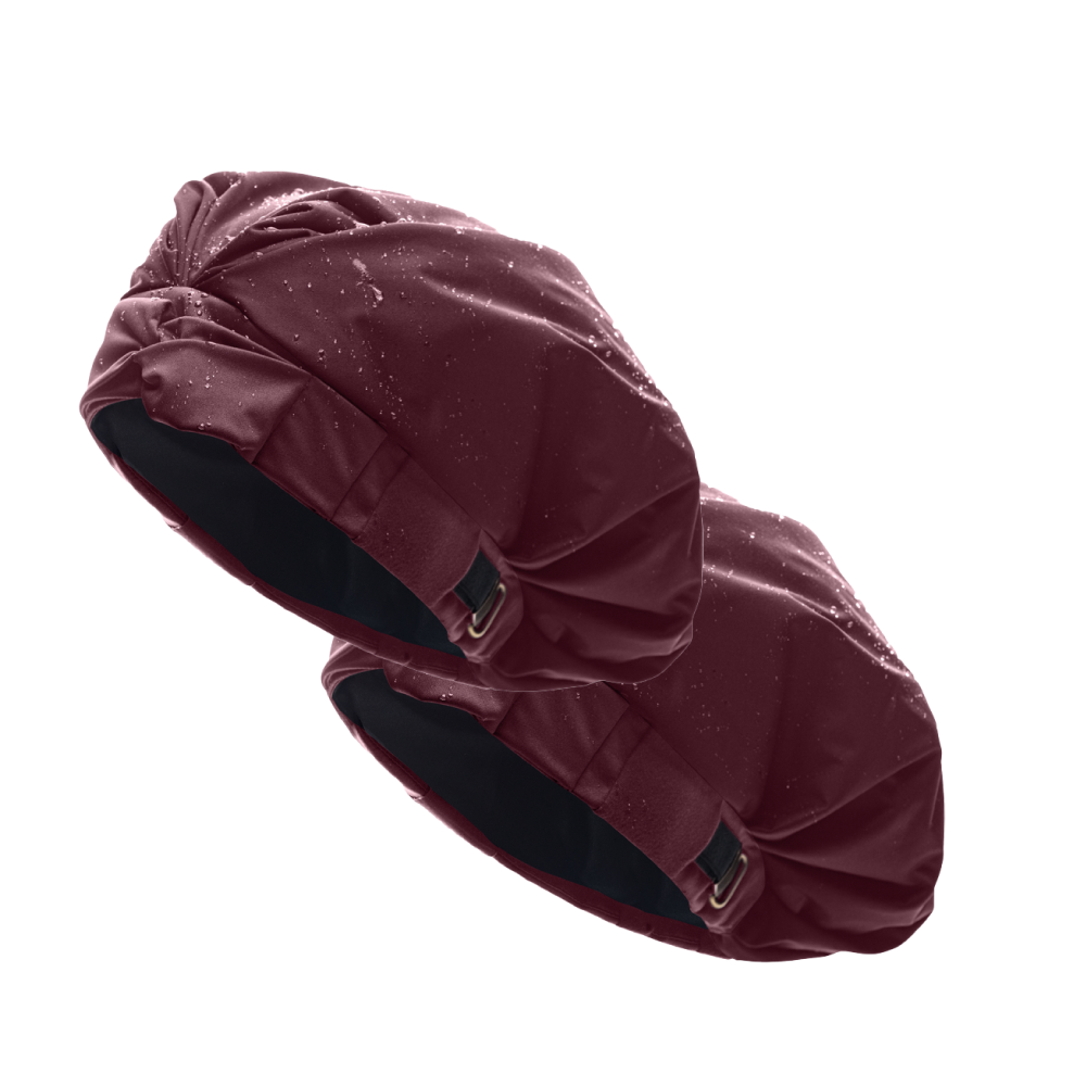 BOGO 50% Off - Hairbrella Satin Lined Shower Cap XL - Extra Large Waterproof Hair Protection for Bath & Shower - Perfect for Curly, Natural, or Long Hair Care