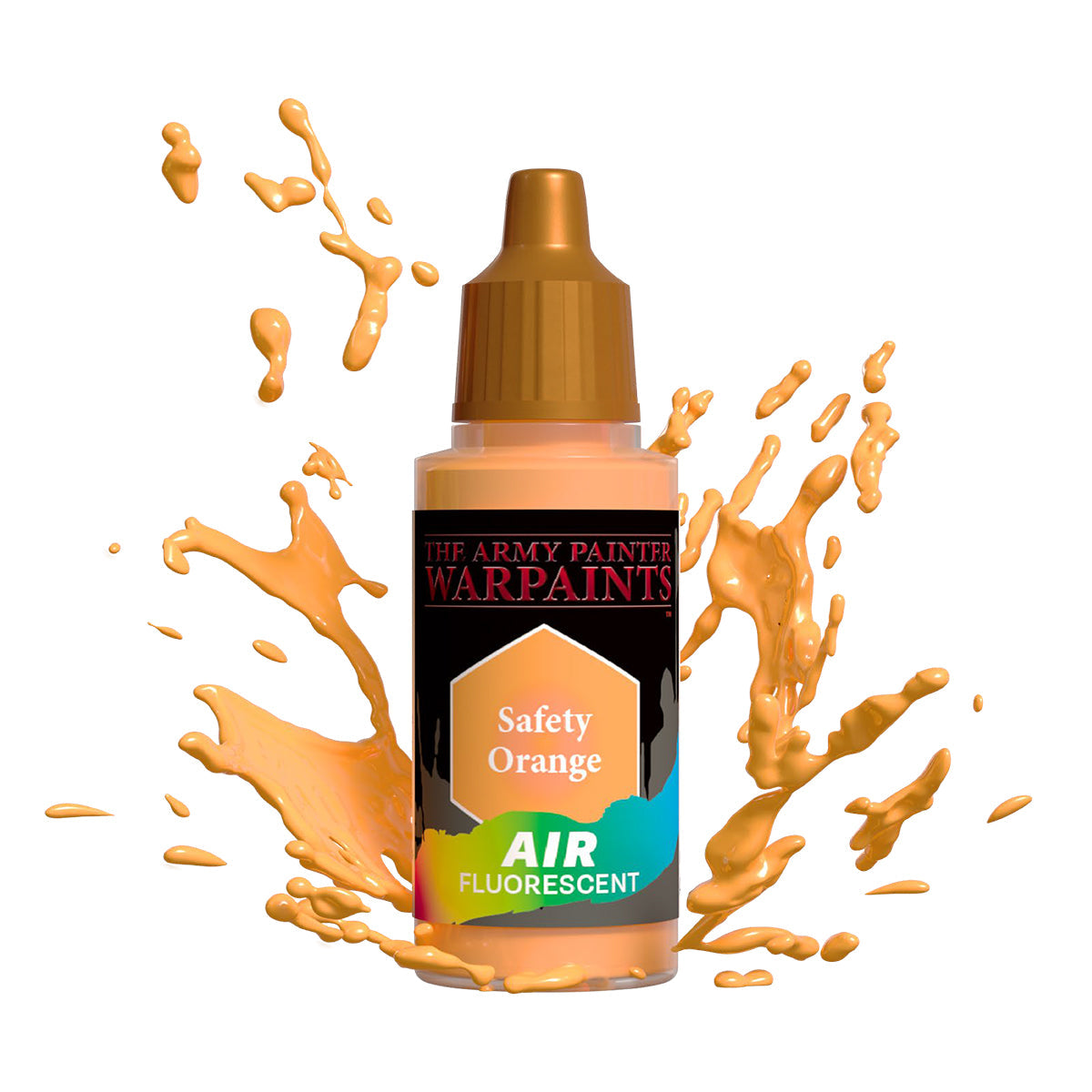 Warpaints Air Fluorescent Safety Orange Paint - High Visibility for Construction, Road Work & Emergency Marking