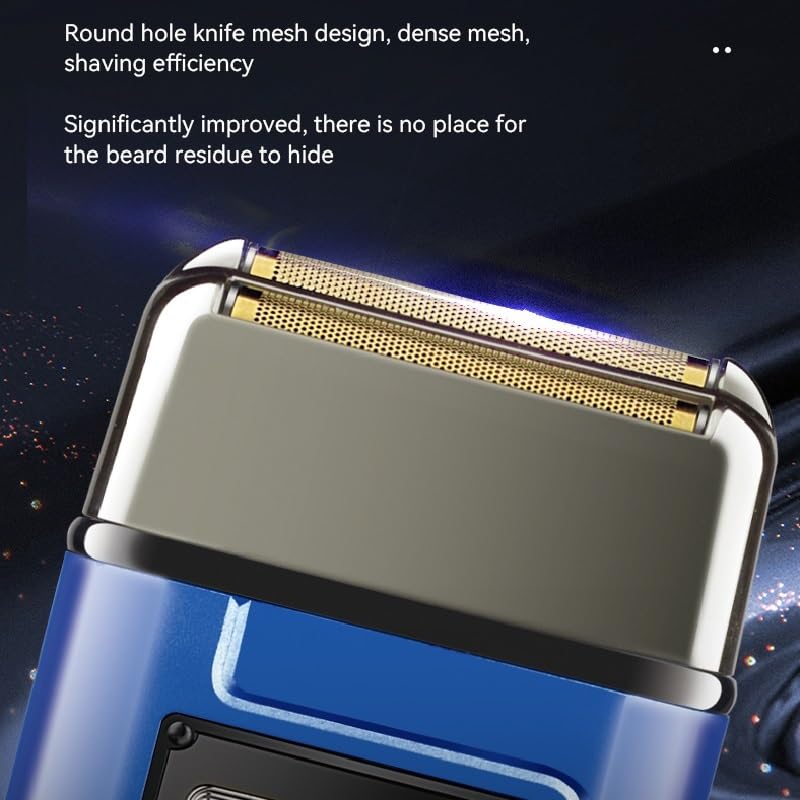 Best Rechargeable Electric Razor for Men - Wet & Dry Beard Trimmer & Bald Head Shaver - Perfect for Travel, Home & Gym Use