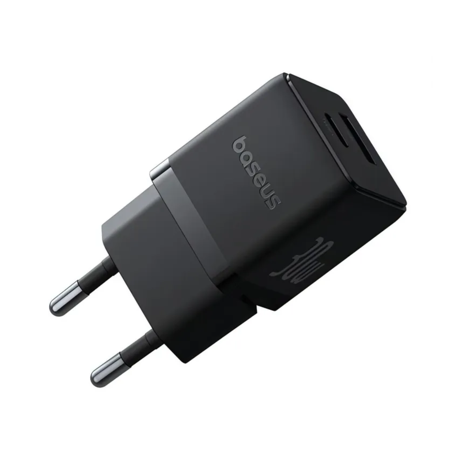 Baseus 30W Fast Charger USB C & USB A Dual Port - Compact Palm-Sized Design for iPhone, Samsung, Google Pixel - Perfect for Travel, Office & Home Use