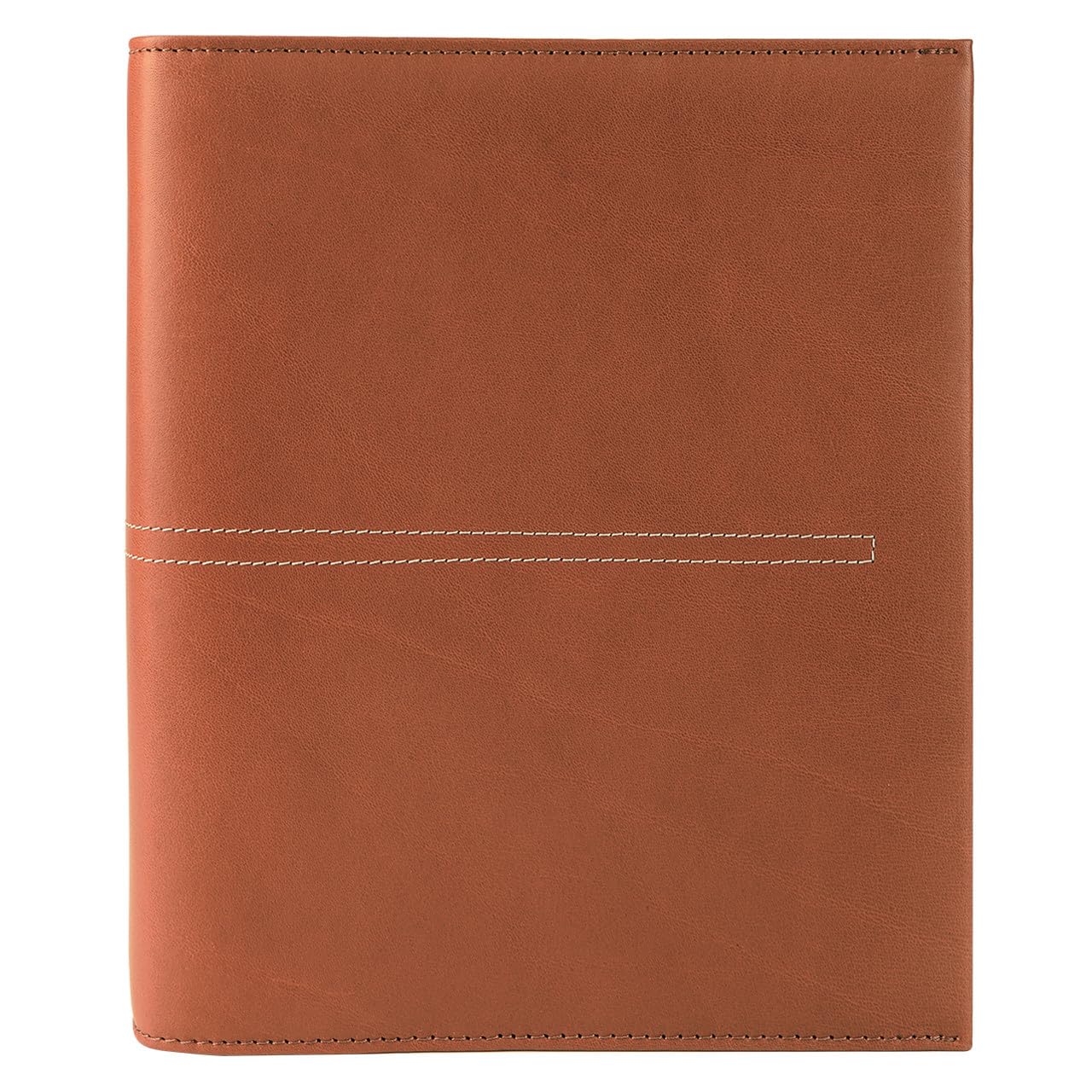 FranklinCovey Ryder Leather Open Binder - Classic Tan Executive Organizer | Premium Leather Planner for Business Professionals, Office Meetings & Daily Productivity