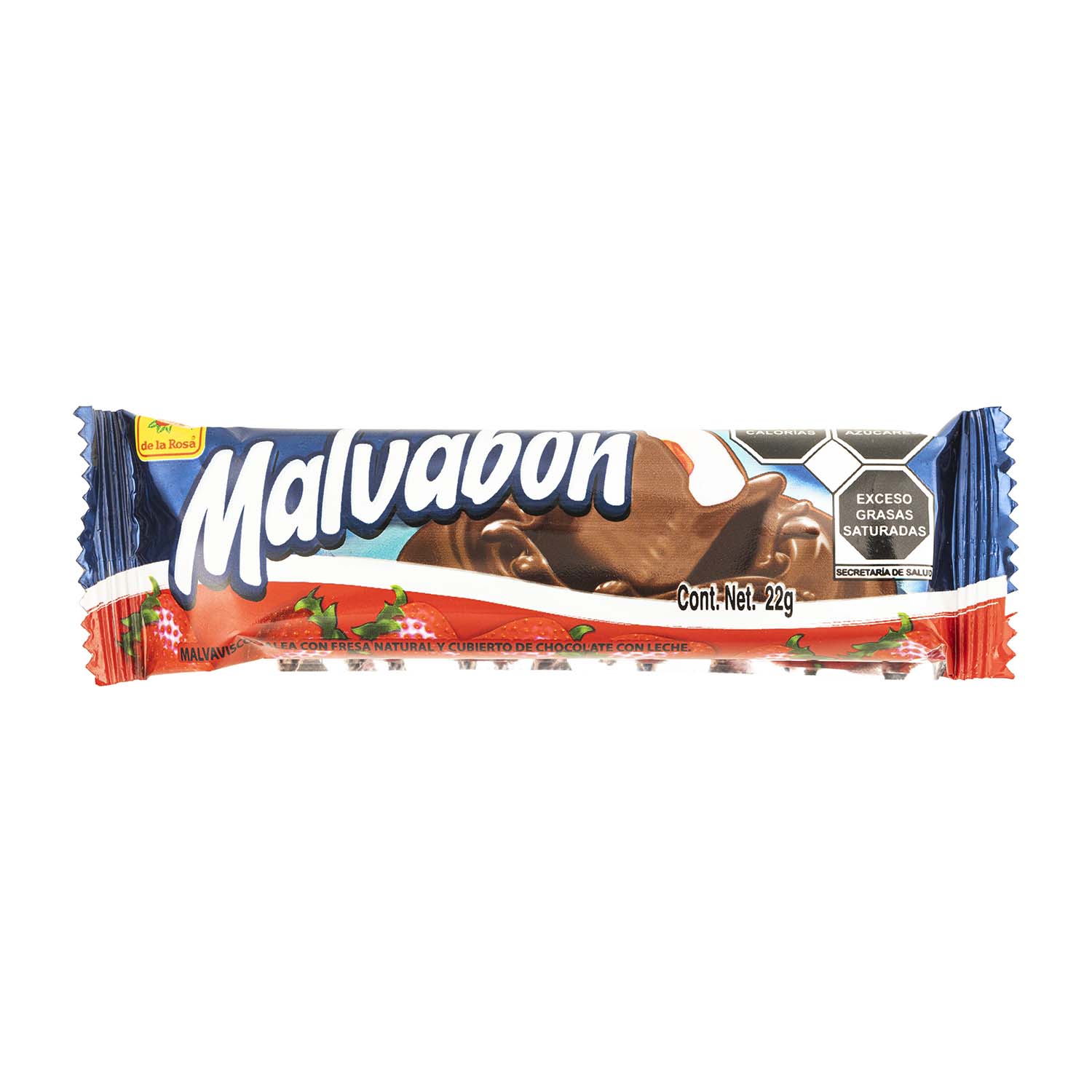 De La Rosa Malvabon Strawberry Candy | 12 Count Box | Mexican Candy for Parties, Gifts & Snacking