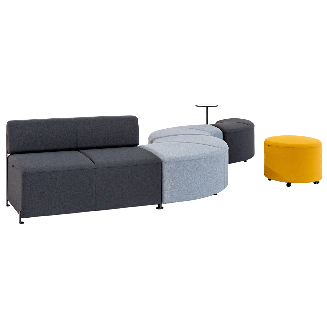 Modular Sofa System - Bend Series 10 | Customizable Sectional Couch for Living Room, Lounge & Office | Modern Furniture for Home Decor & Comfortable Seating