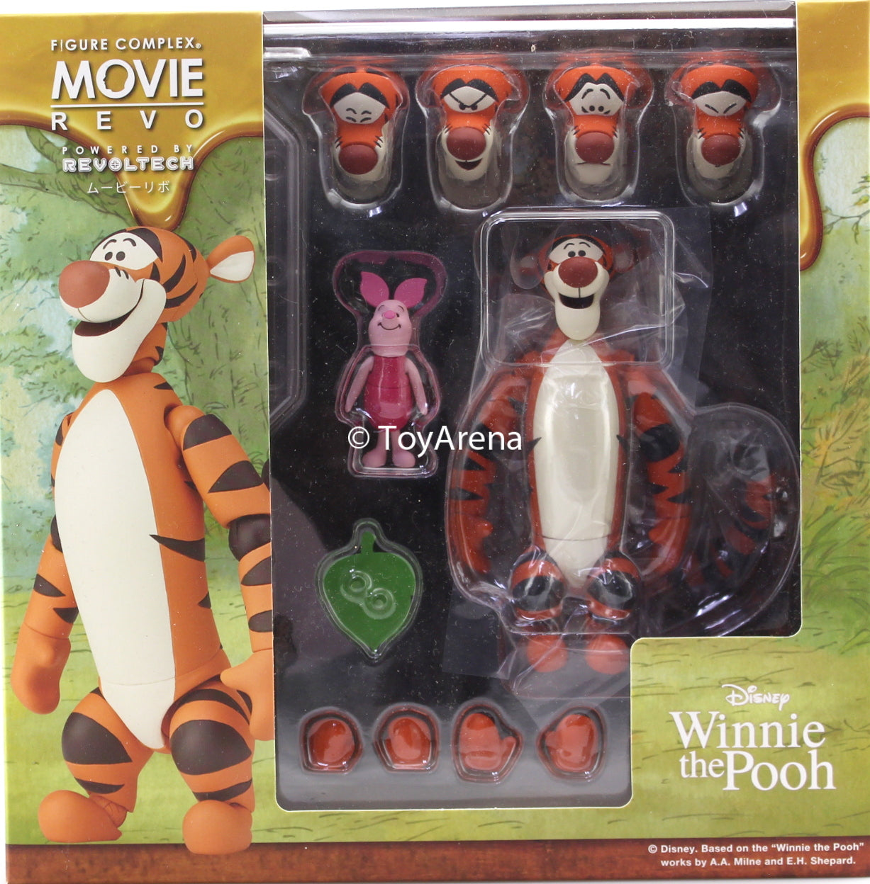 Amazing Yamaguchi Revoltech No.012 Action Figure - Disney Winnie the Pooh & Tigger Collectible Toy for Anime Fans | Perfect for Display, Photography & Gift Giving