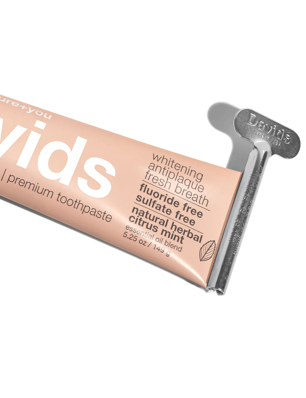 Herbal Citrus Peppermint Natural Toothpaste - Fresh Breath & Whitening - For Daily Oral Care & Sensitive Teeth