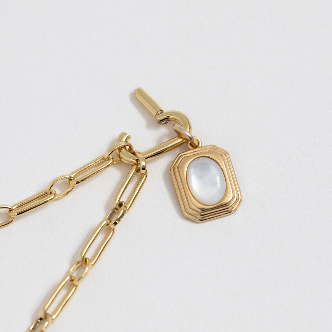 Genuine Mother of Pearl Charm Pendant - Elegant Handmade Jewelry for Necklace, Bracelet & Gift - Perfect for Weddings, Parties & Special Occasions