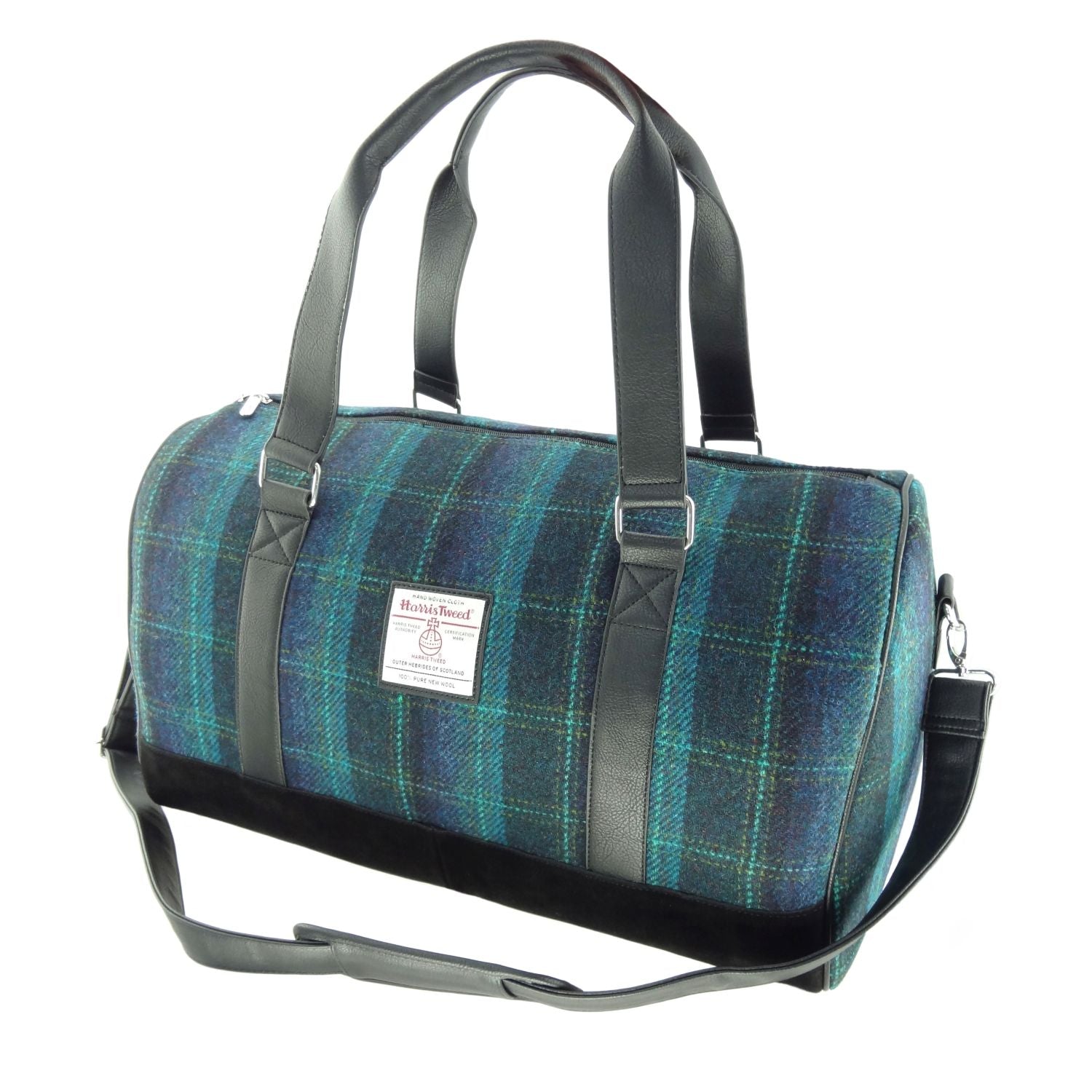 Harris Tweed Weekend Bag - Stylish & Durable Travel Duffel for Men & Women [6 Colors] - Perfect for Business Trips, Gym & Weekend Getaways