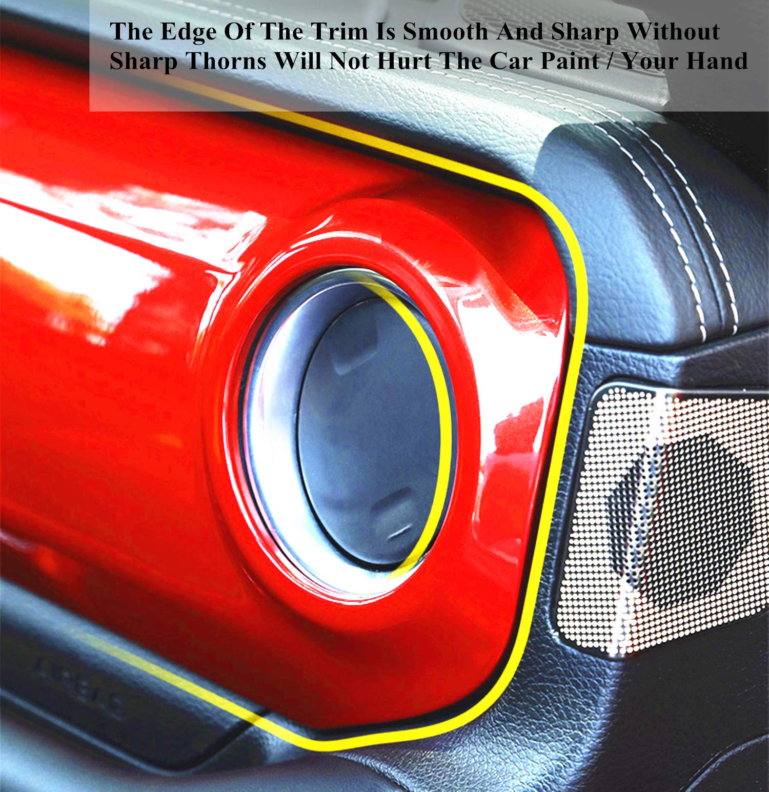 Jeep Wrangler JL (2018-2022) Interior Accessories - Red Carbon Fiber Dashboard Cover & Cup Holder Console Trim | Stylish Upgrade for Jeep JL Dash Protection & Custom Look | Perfect for Off-Roading, Daily Driving & Car Shows