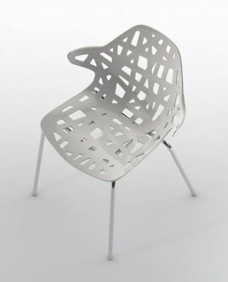Casprini Stackable Armchair - Modern Pelota Design for Home, Office & Outdoor Use - Space-Saving & Durable Seating Solution