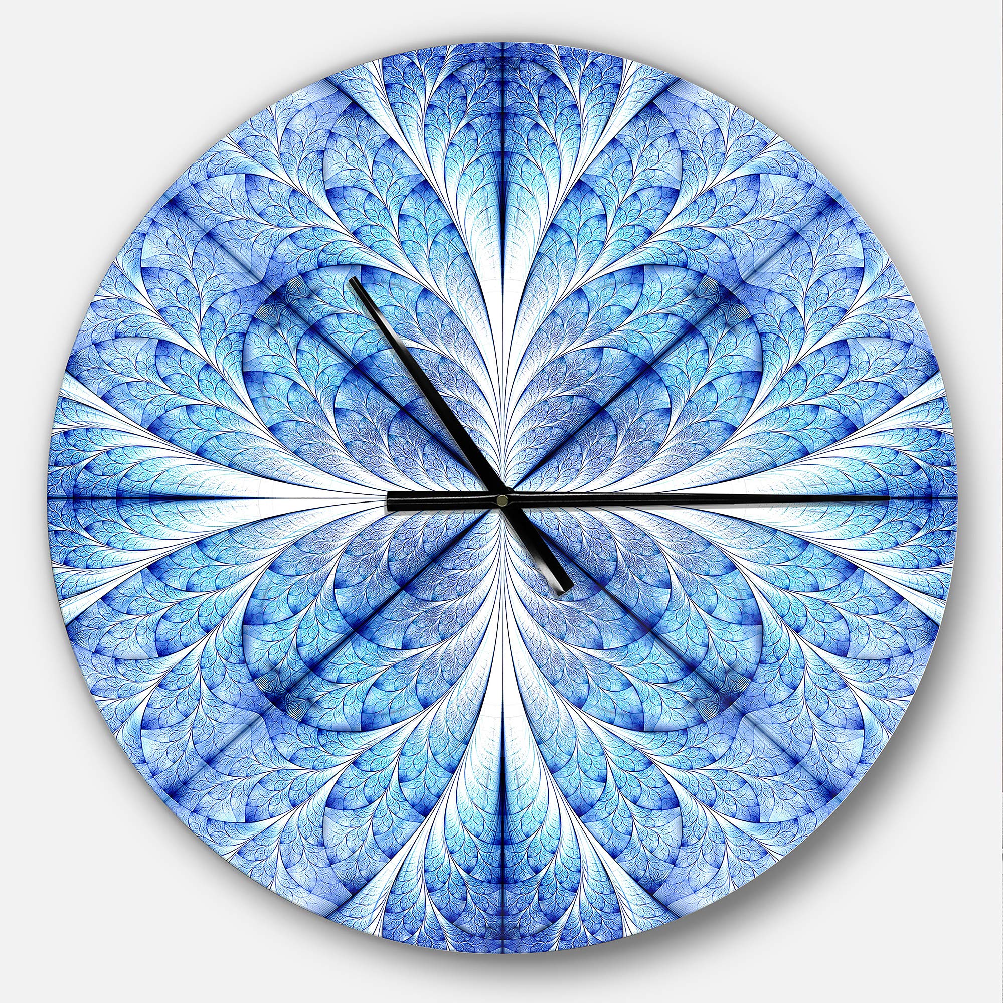 Designart Flamingo I 3-Panel Metal Wall Clock - Tropical Cottage Decor for Living Room, Bedroom & Office | Unique Multi-Panel Wall Art & Decorative Clock for Home & Workspace