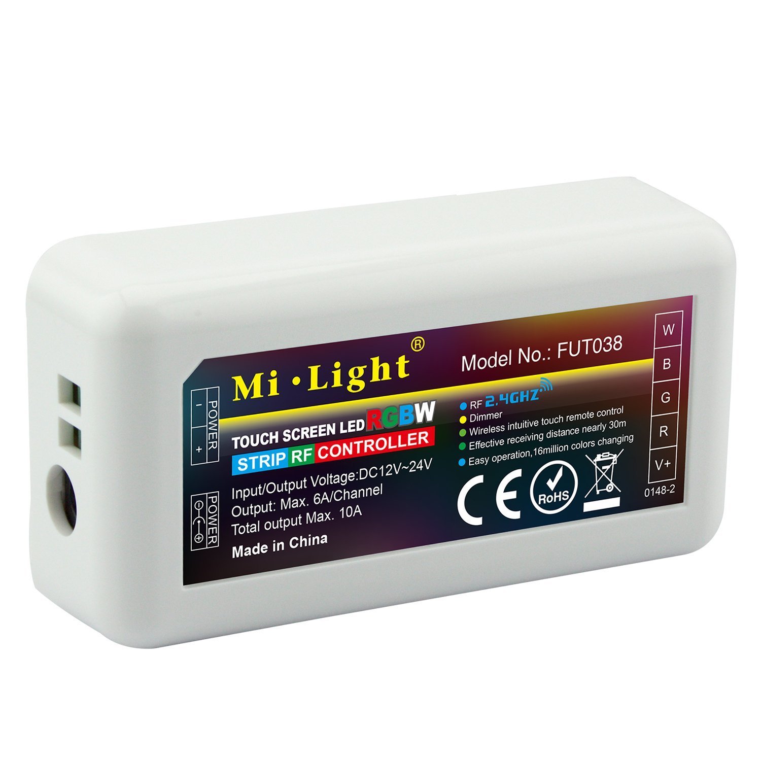 Smart WiFi LED Strip Lights Controller - Remote Control & Voice Assistant Compatible for Home Decoration, Parties, and Bedroom Lighting