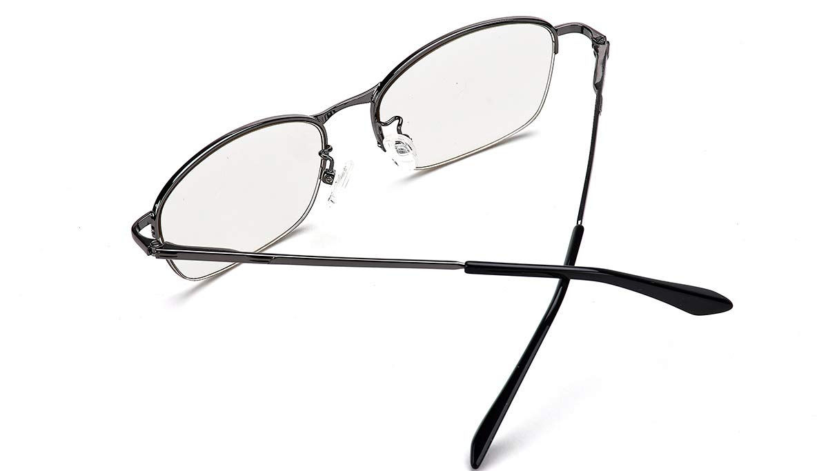 Progressive Multifocal Computer Reading Glasses for Men - Blue Light Blocking Presbyopia Eyewear for Office, Gaming & Screen Use