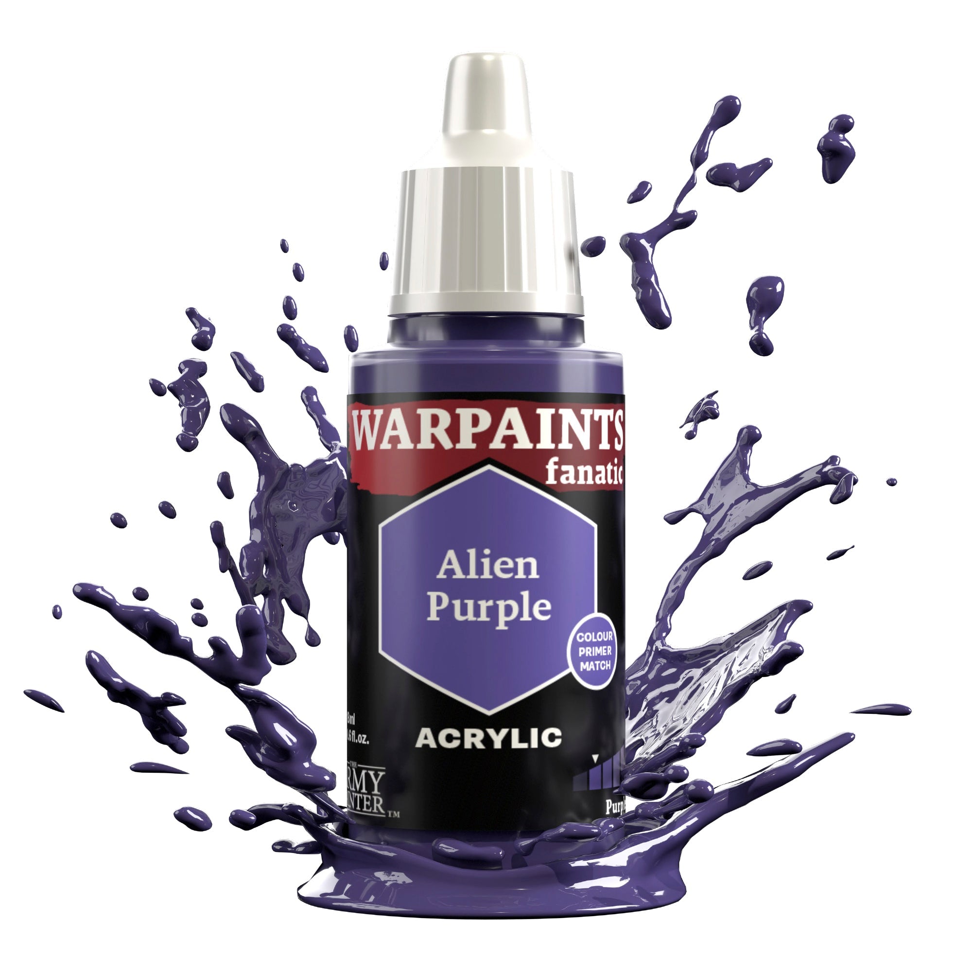Warpaints Fanatic: Alien Purple - Vibrant Purple Makeup for Cosplay & Fantasy Looks - Perfect for Halloween, Costume Parties & Theatrical Performances