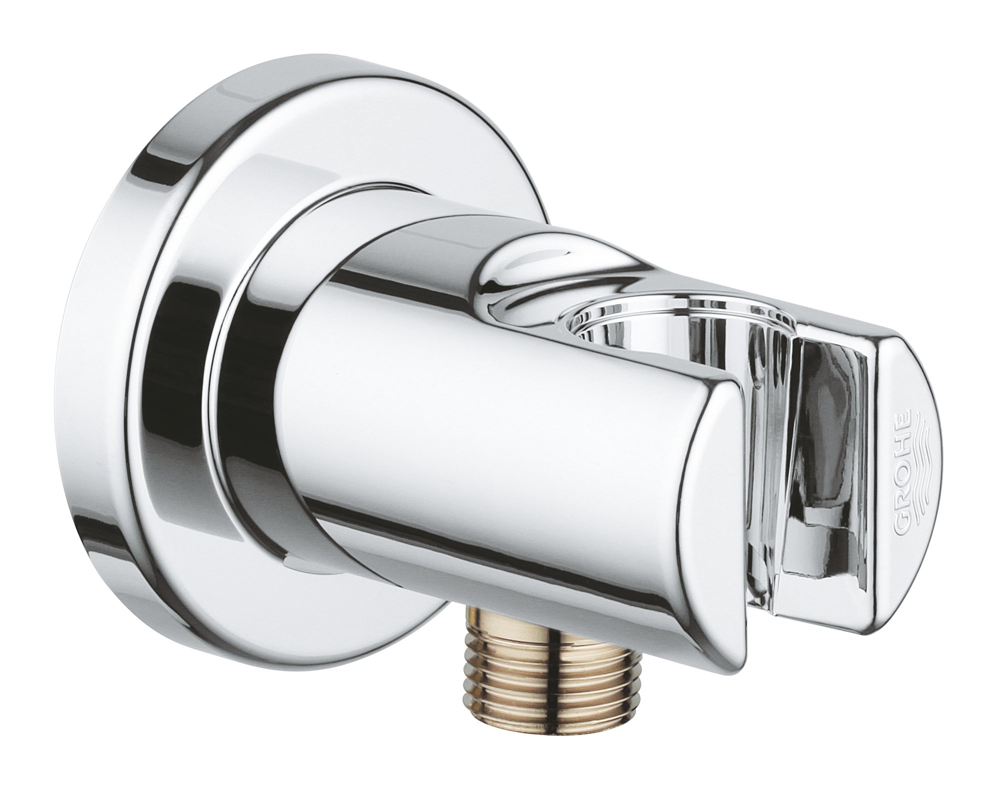 Grohe Wall Union with Hand Shower Holder - Durable Bathroom Shower Arm Bracket for Modern Home & Spa Experience