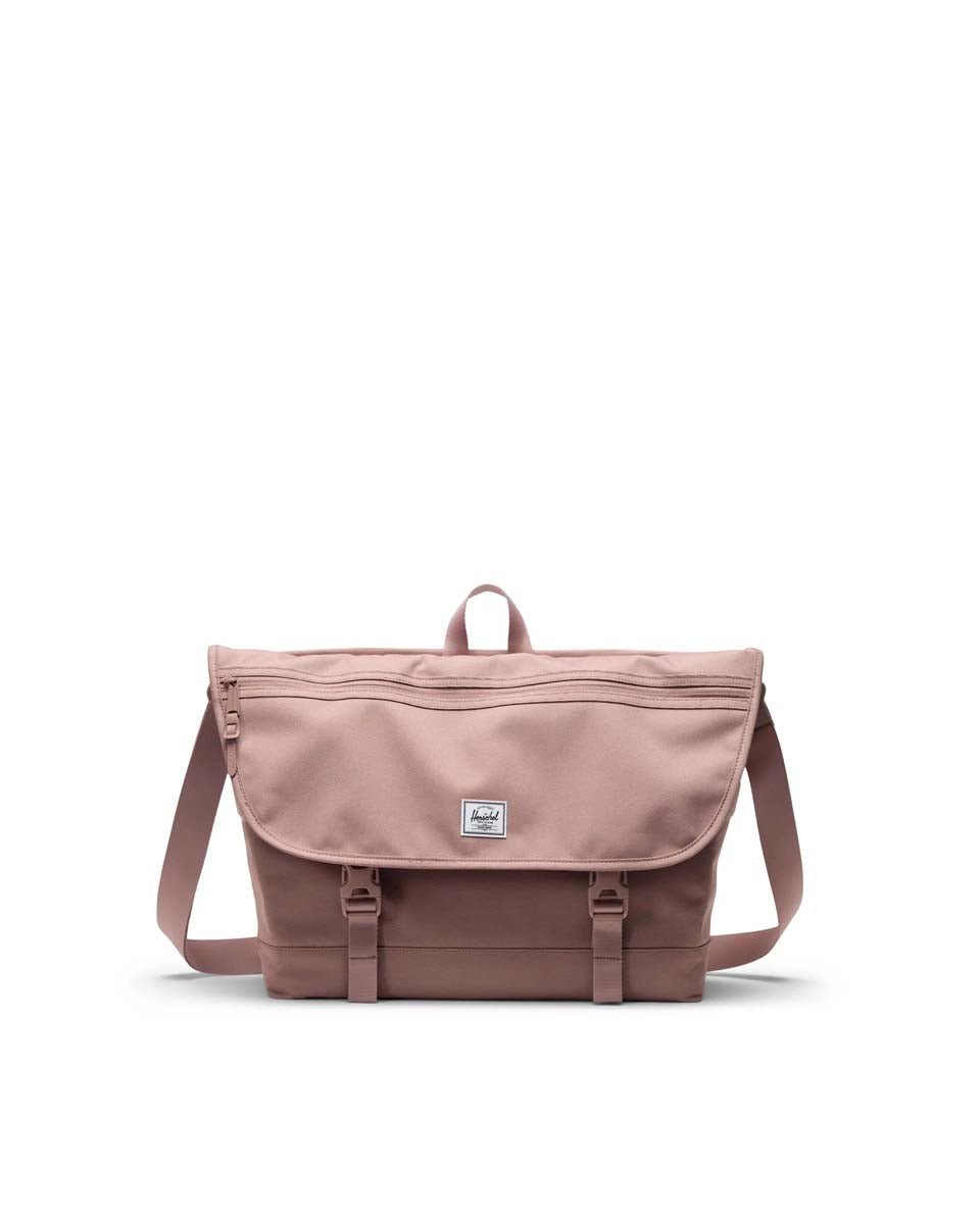 Herschel Cove Messenger Bag in Ash Rose - Stylish and Durable Crossbody Bag for Work, Travel & Everyday Use