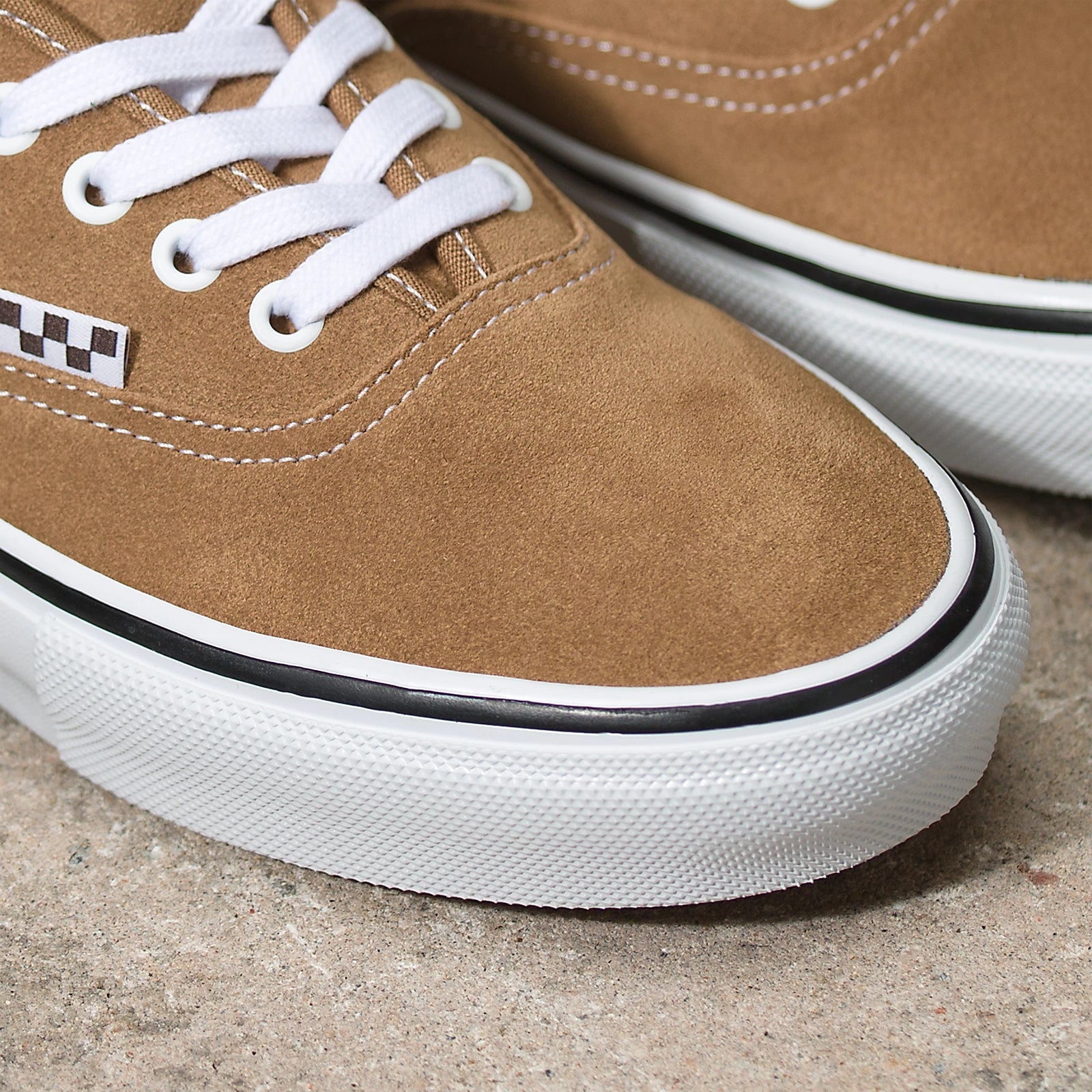 VANS Women's Authentic Suede Skate Shoes in Tobacco Brown - Comfortable Casual Sneakers for Skateboarding, Streetwear & Everyday Wear