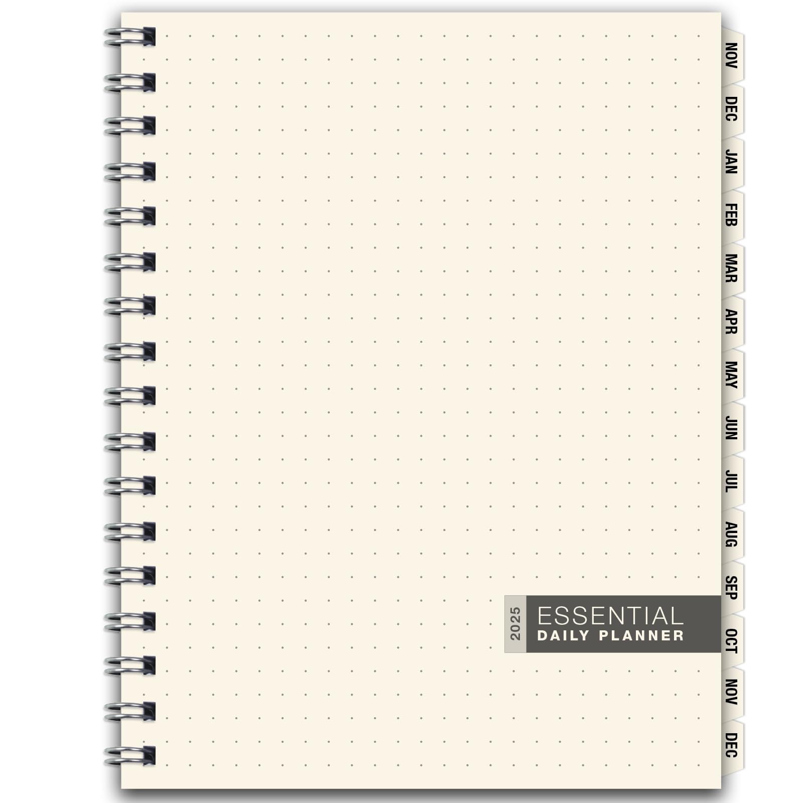 2025 Monthly Weekly Planner with Tabs - 8.5