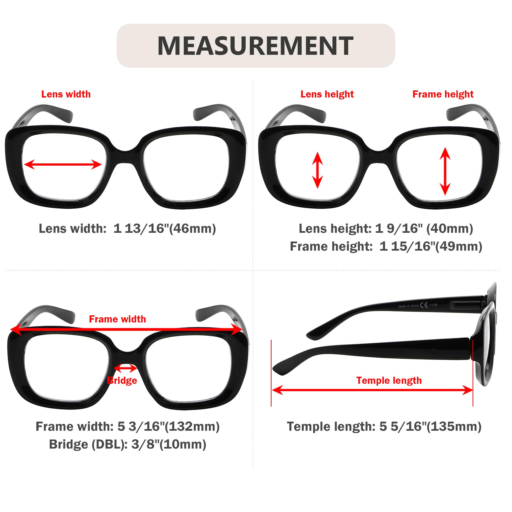 Eyekepper Stylish Reading Glasses for Women - Tortoise Frame +2.75 Magnification - Perfect for Reading Books, Crafts & Computer Work
