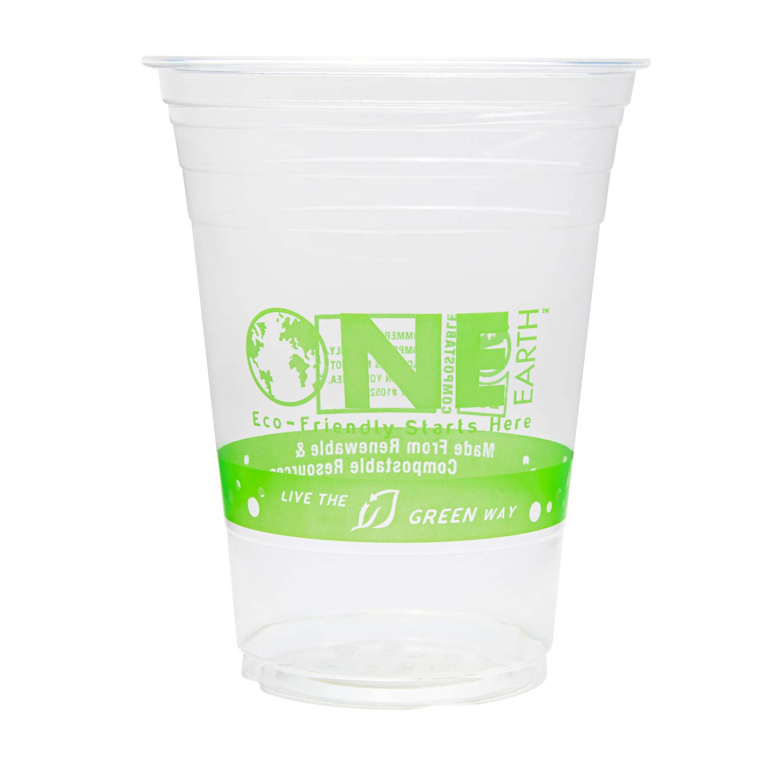 Karat Earth KE-KC16G 16 oz 100% Compostable PLA Cups (1000 Count) - Eco-Friendly Disposable Cups for Parties, Coffee Shops & Restaurants