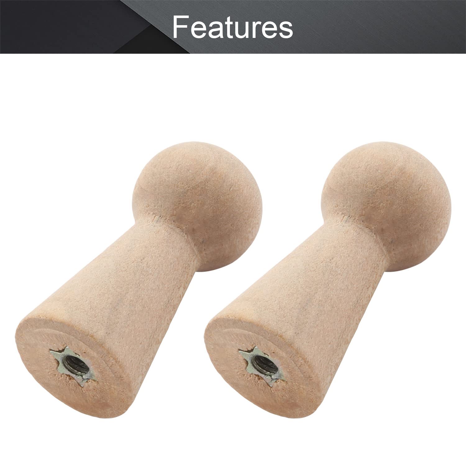 Vintage Wooden Coat Hooks Wall Mount - Handmade Single Organizer Hangers, Pack of 20pcs for Entryway, Bedroom, Bathroom & Closet Organization