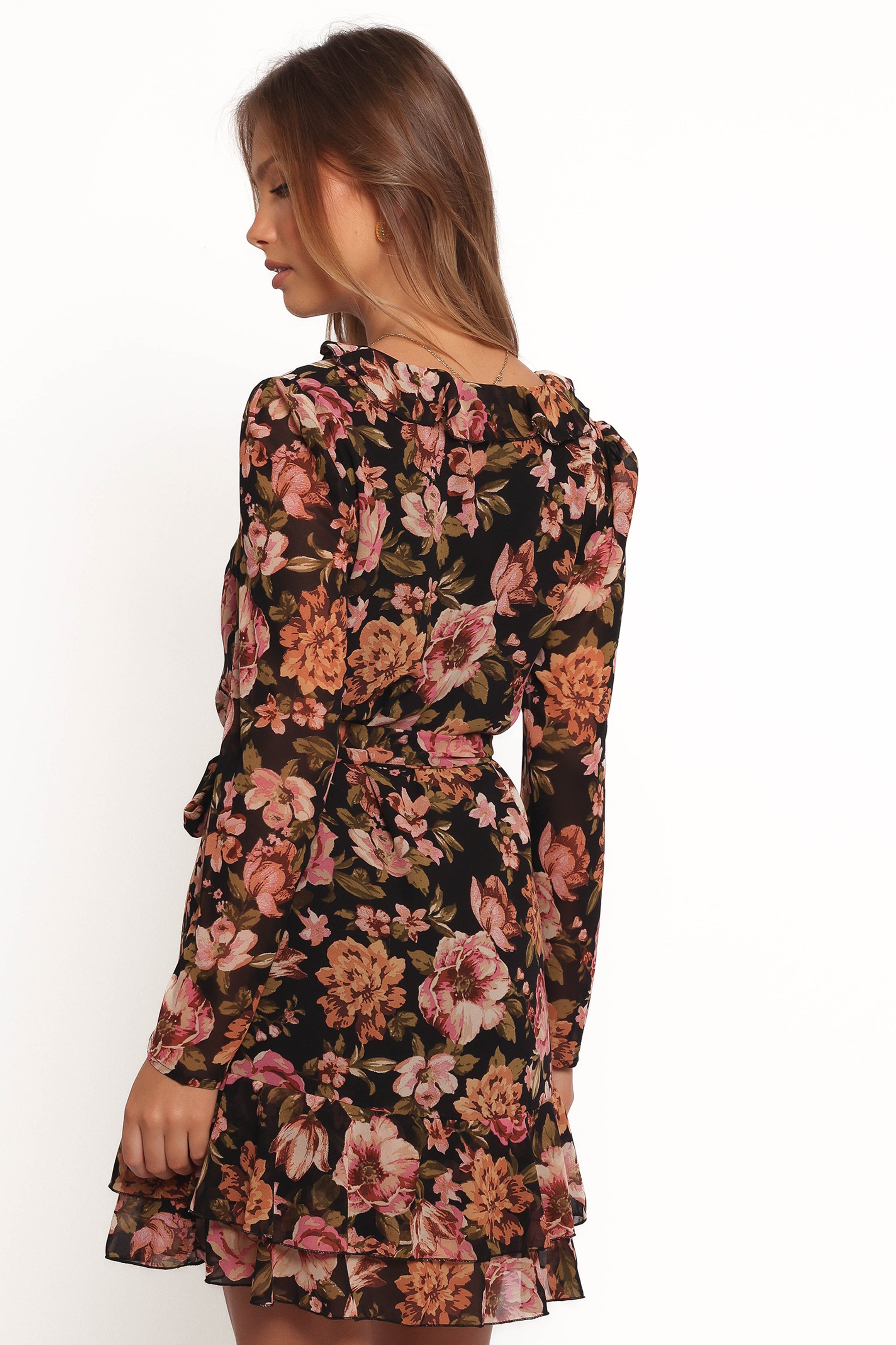 Alyssia Floral Mini Dress - Women's Summer Short Sleeve Party Cocktail Dress for Date Night & Beach Vacation