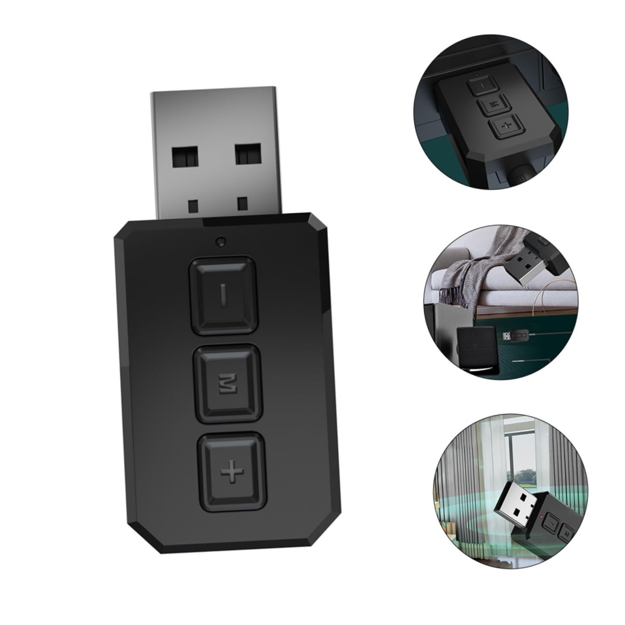 OSALADI Wireless CarPlay Adapter 2-Pack - USB to Wireless Transmitter for CarPlay, USB Headsets & Audio Devices | Perfect for Hands-Free Driving & Wireless Audio Streaming