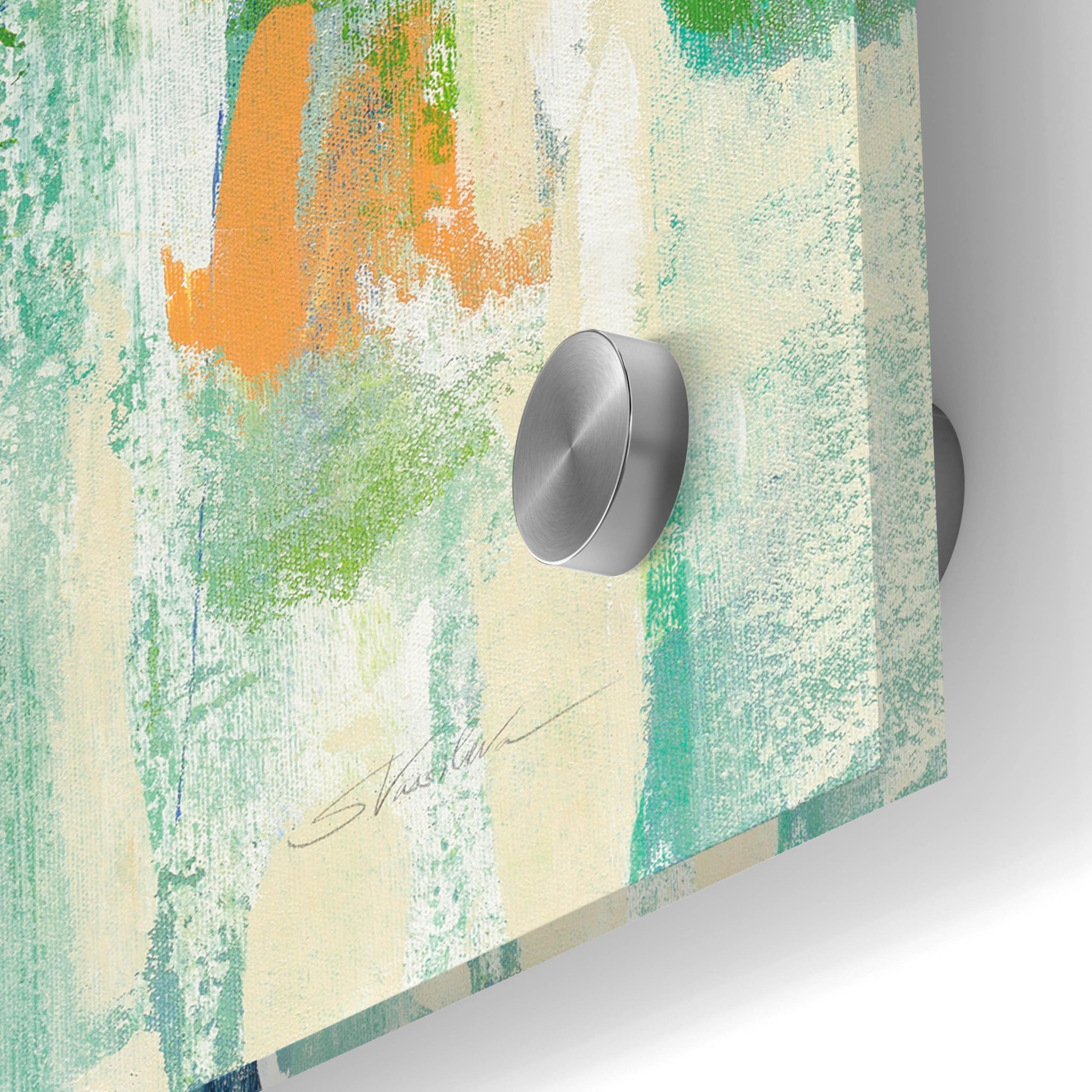 Sun Rays Acrylic Glass Wall Art by Silvia Vassileva - 24x24 Inches Modern Abstract Painting for Living Room, Bedroom & Office Decor