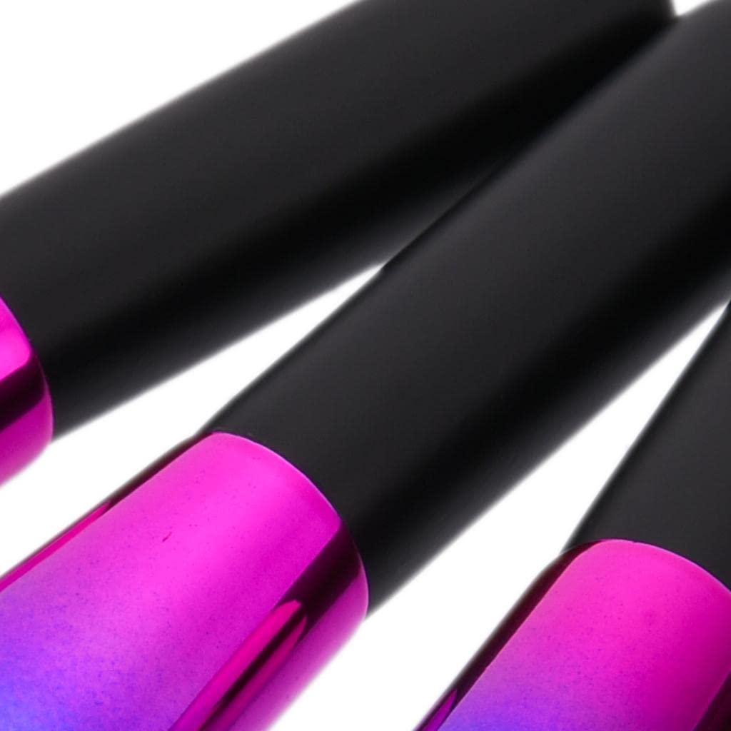 7-Piece Professional Kabuki Brush Set for Foundation, Bronzer, Powder, Contour & Concealer - Perfect for Flawless Makeup Application at Home or On-The-Go