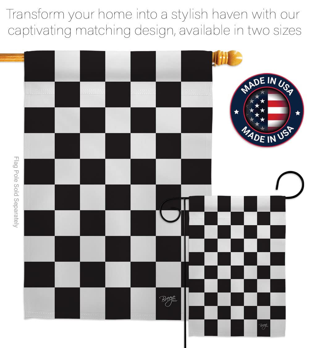 Sports Decorative Vertical House Flag Set 28x40 w/Flagpole - Perfect for Outdoor & Game Day Decor