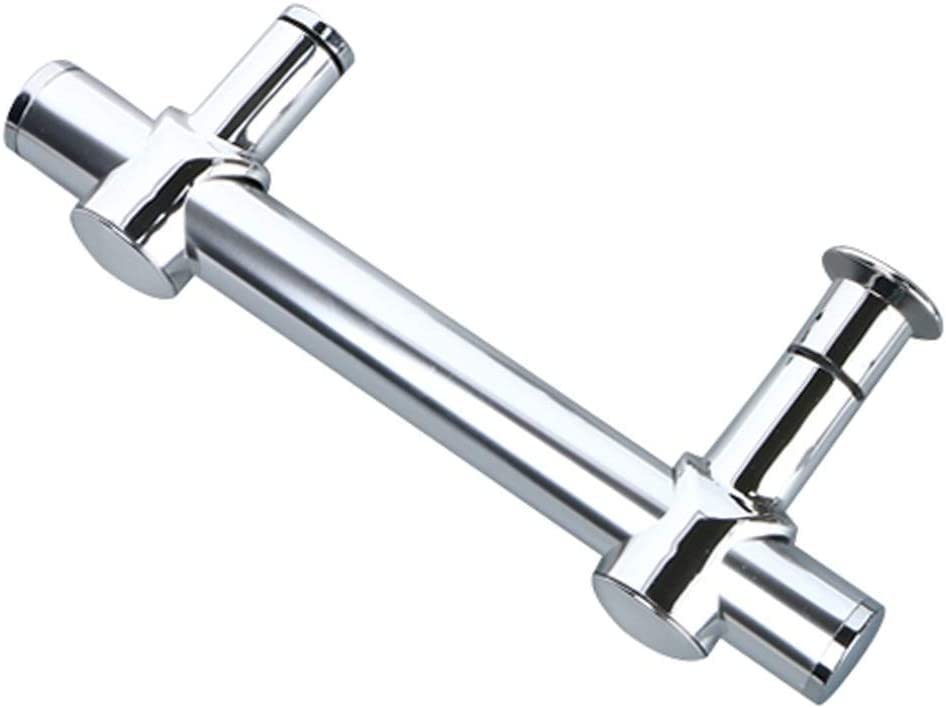 MIQXUAN Adjustable Shower Door Handle for Glass Bathroom Doors - 24.5cm Stainless Steel Pull Push Knob with Customizable Hole Centers | Perfect for Modern Bathrooms, Shower Screens & Interior Glass Doors